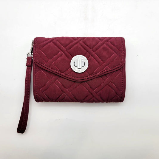 Vera Bradley "Your Turn" Smartphone Wristlet in Raisin Purple Microfiber