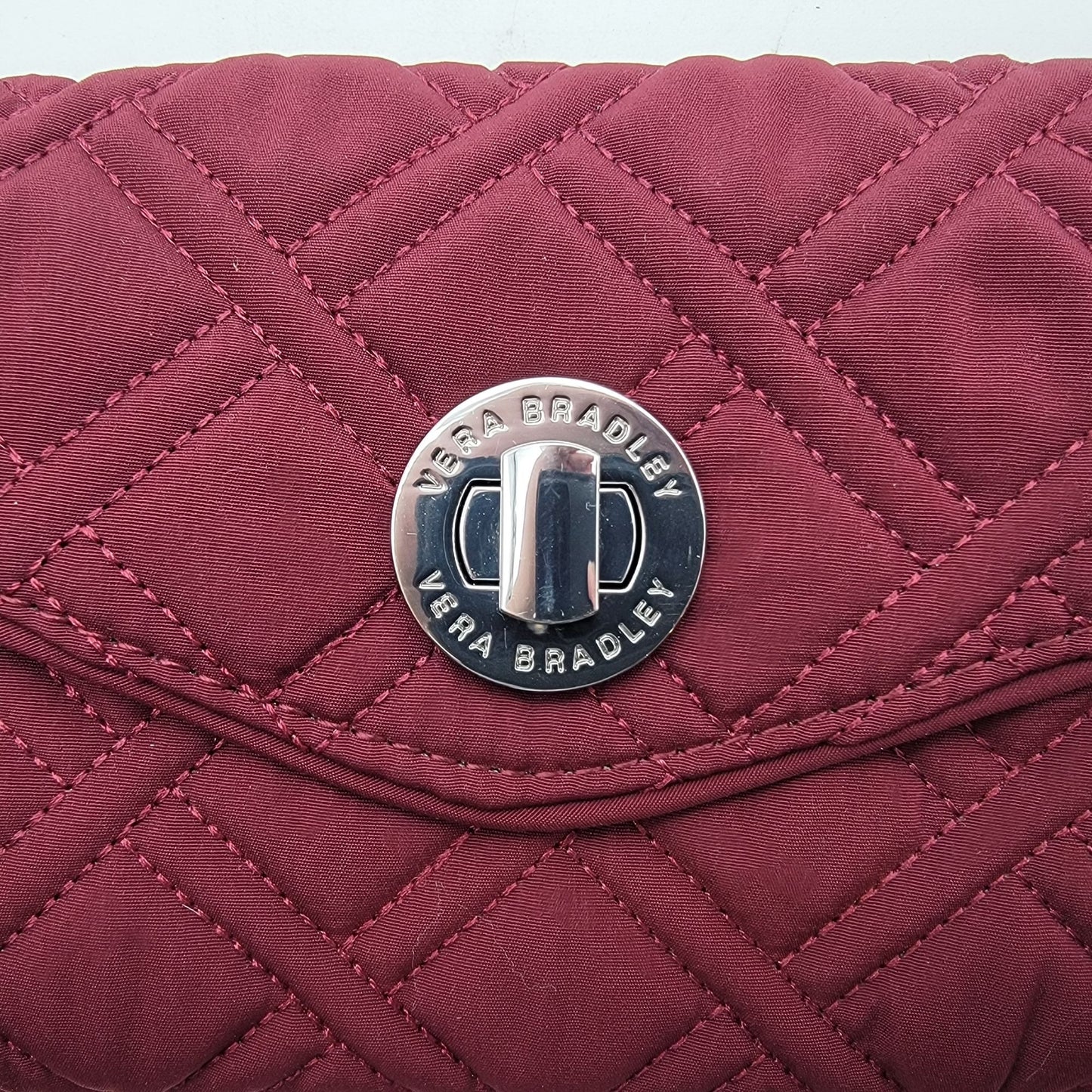 Vera Bradley "Your Turn" Smartphone Wristlet in Raisin Purple Microfiber
