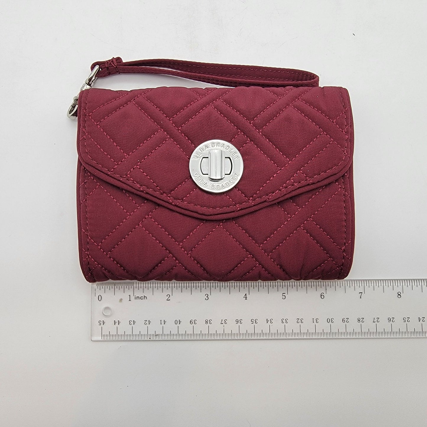 Vera Bradley "Your Turn" Smartphone Wristlet in Raisin Purple Microfiber