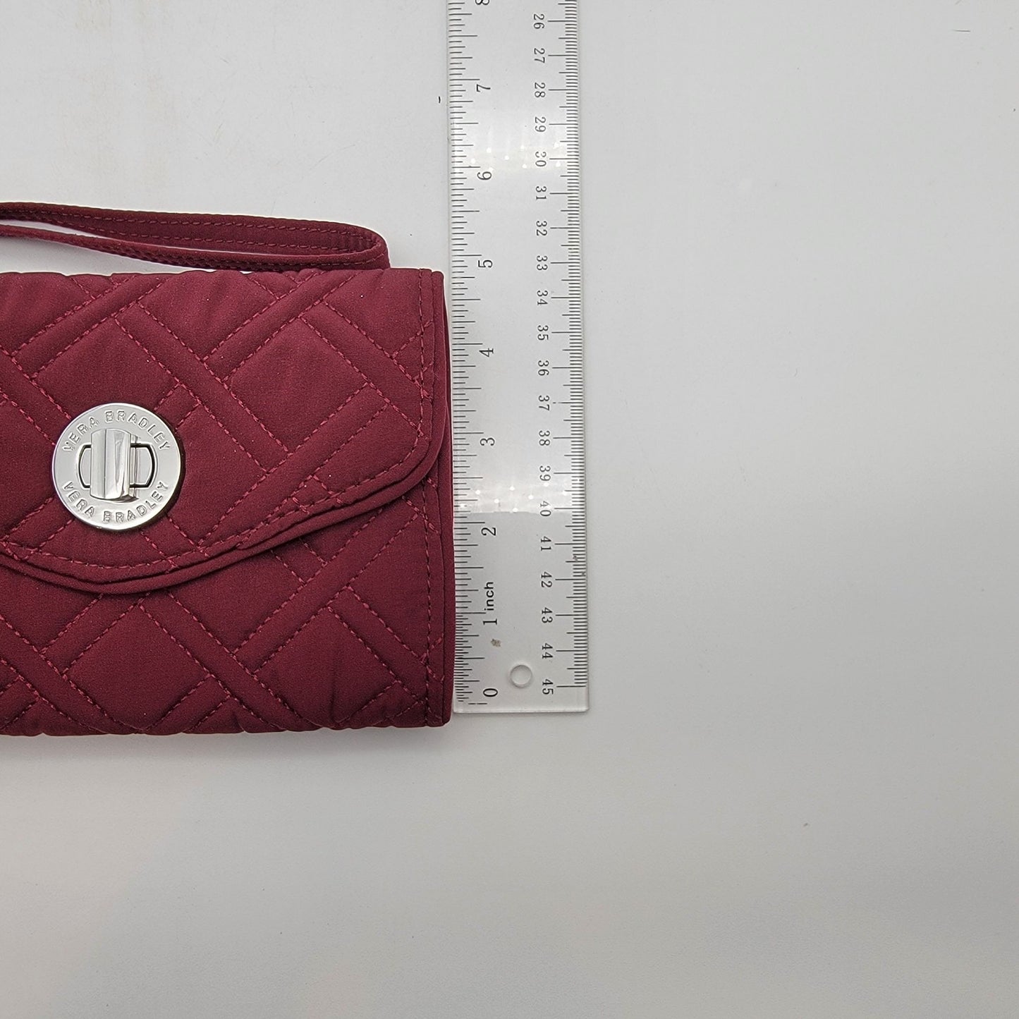 Vera Bradley "Your Turn" Smartphone Wristlet in Raisin Purple Microfiber
