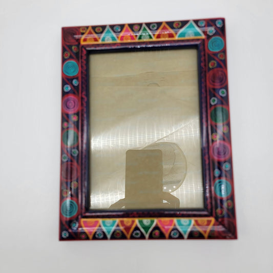Colorful Hand Painted Picture Frame Mexico