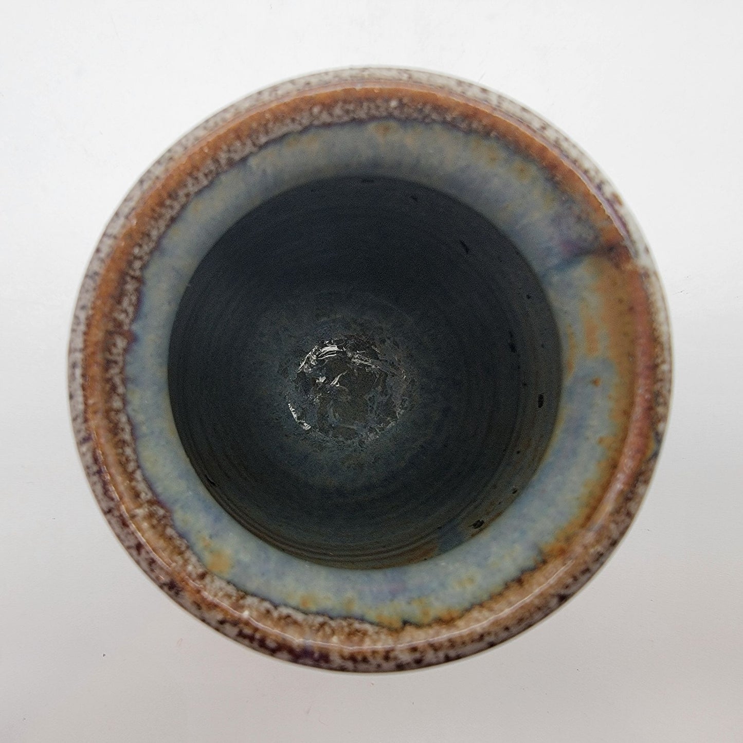 Vintage Netzi Tonala Mexican Pottery Vase with Flower