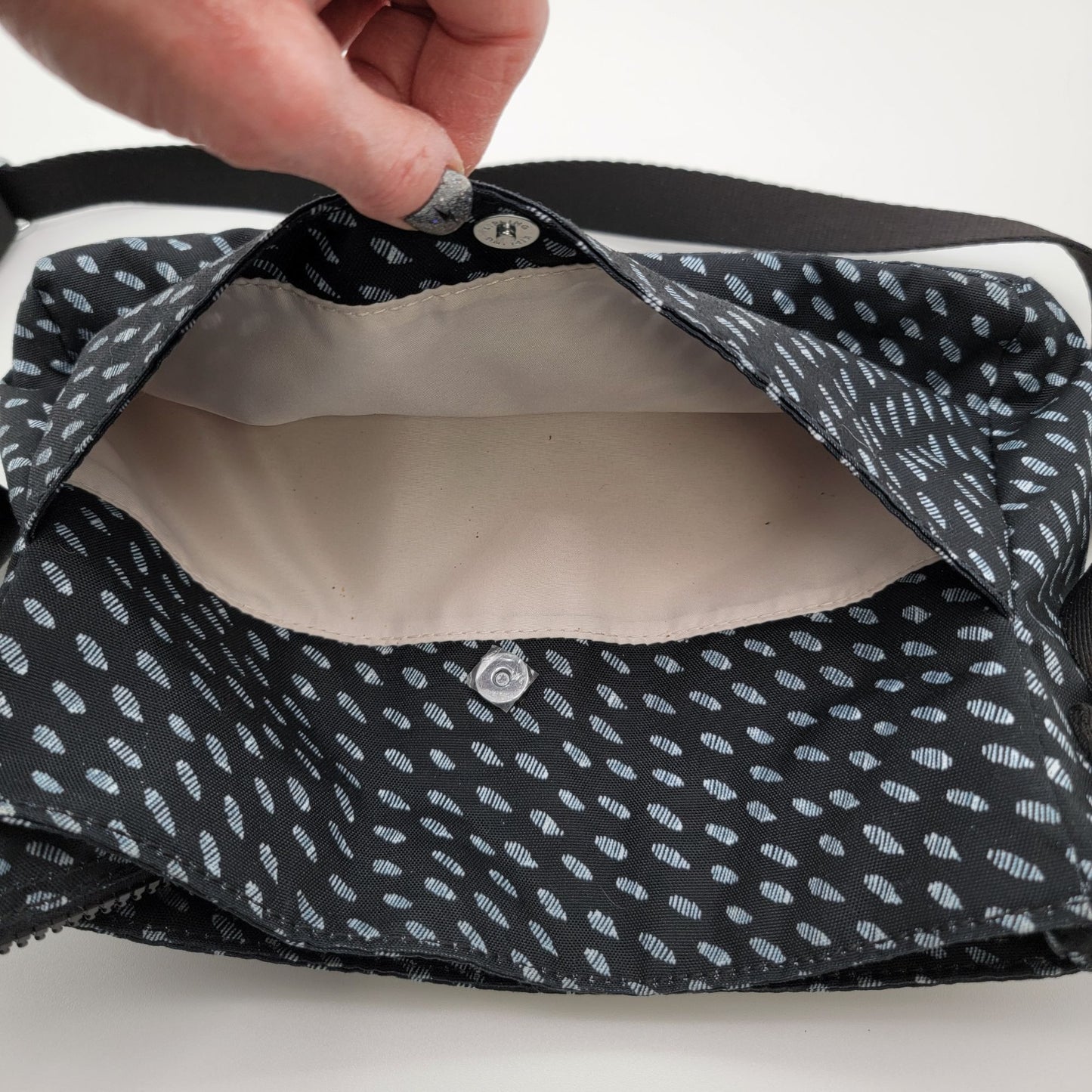 Kipling New Angie Crossbody Purse In Ultimate Dots