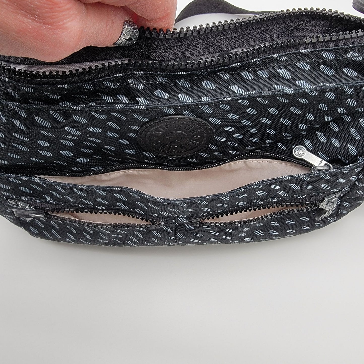 Kipling New Angie Crossbody Purse In Ultimate Dots