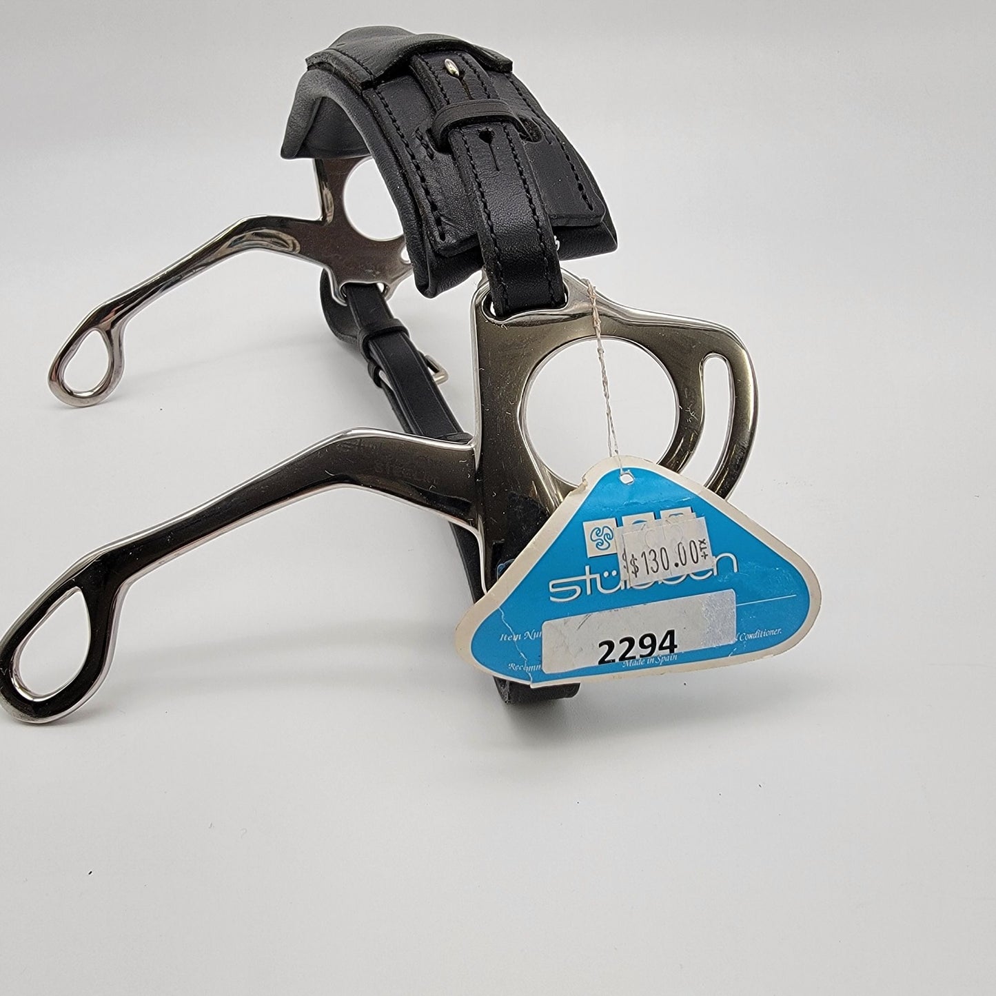 Stubben Steeltec Horse Hackamore Bit Leather NWT