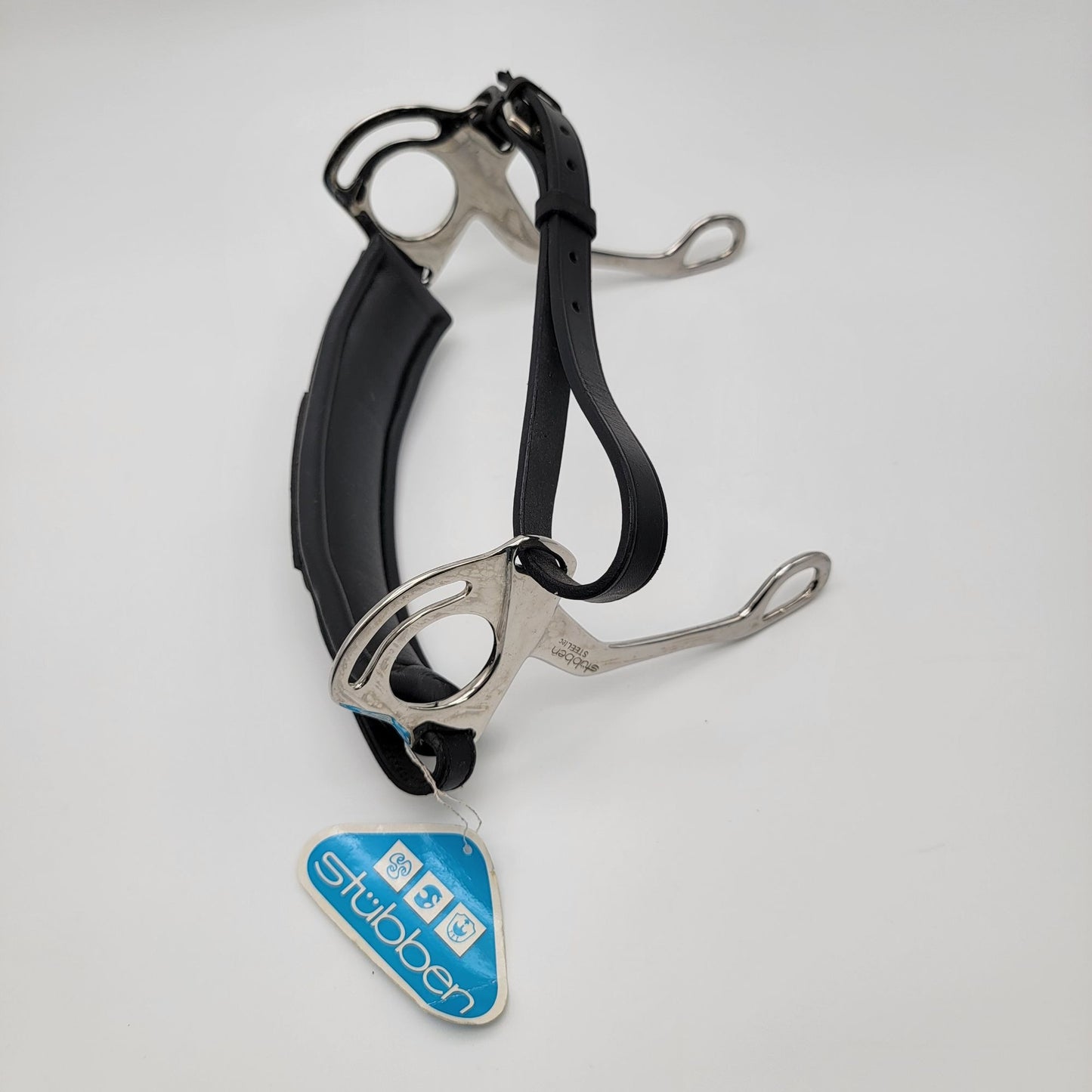 Stubben Steeltec Horse Hackamore Bit Leather NWT