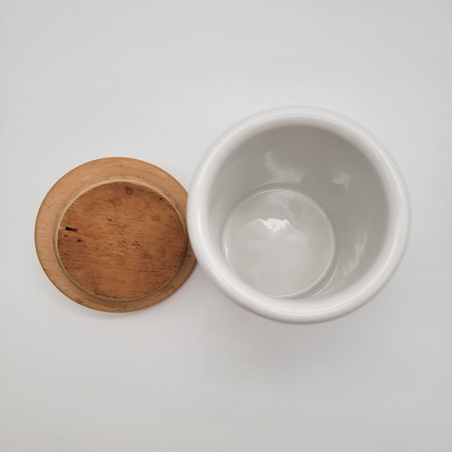Spigarelli Ceramiche Animals Farm Sugar Jar With Wooden Lid