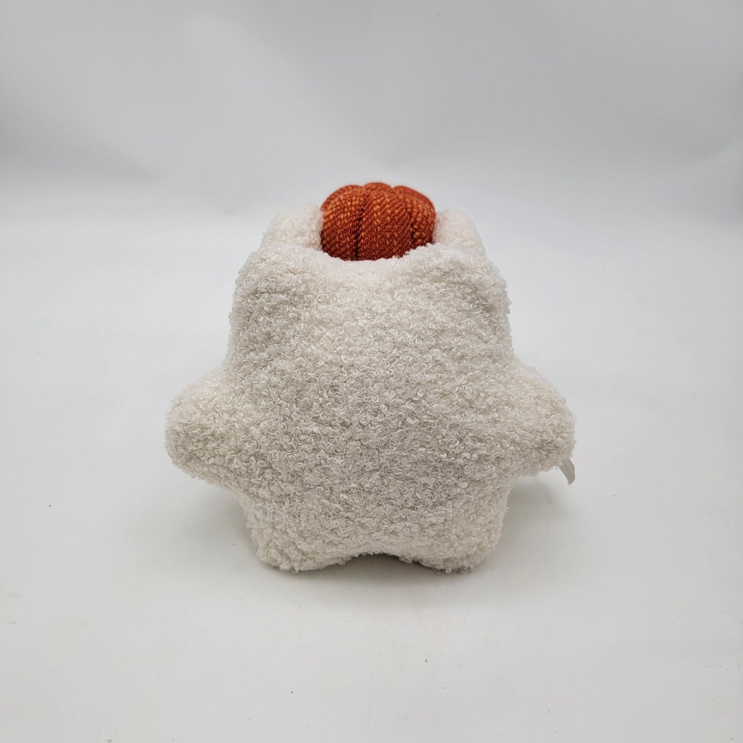 Sweet Street Plush Ghost With Pumpkin Bow Halloween Decor