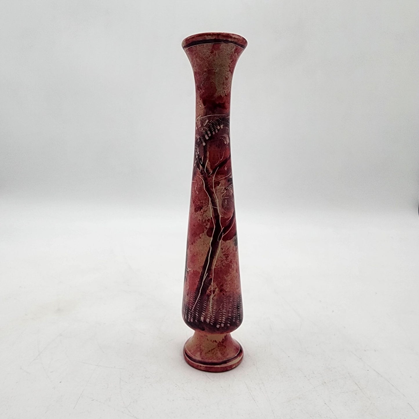 Safari Themed Soapstone Bud Vase