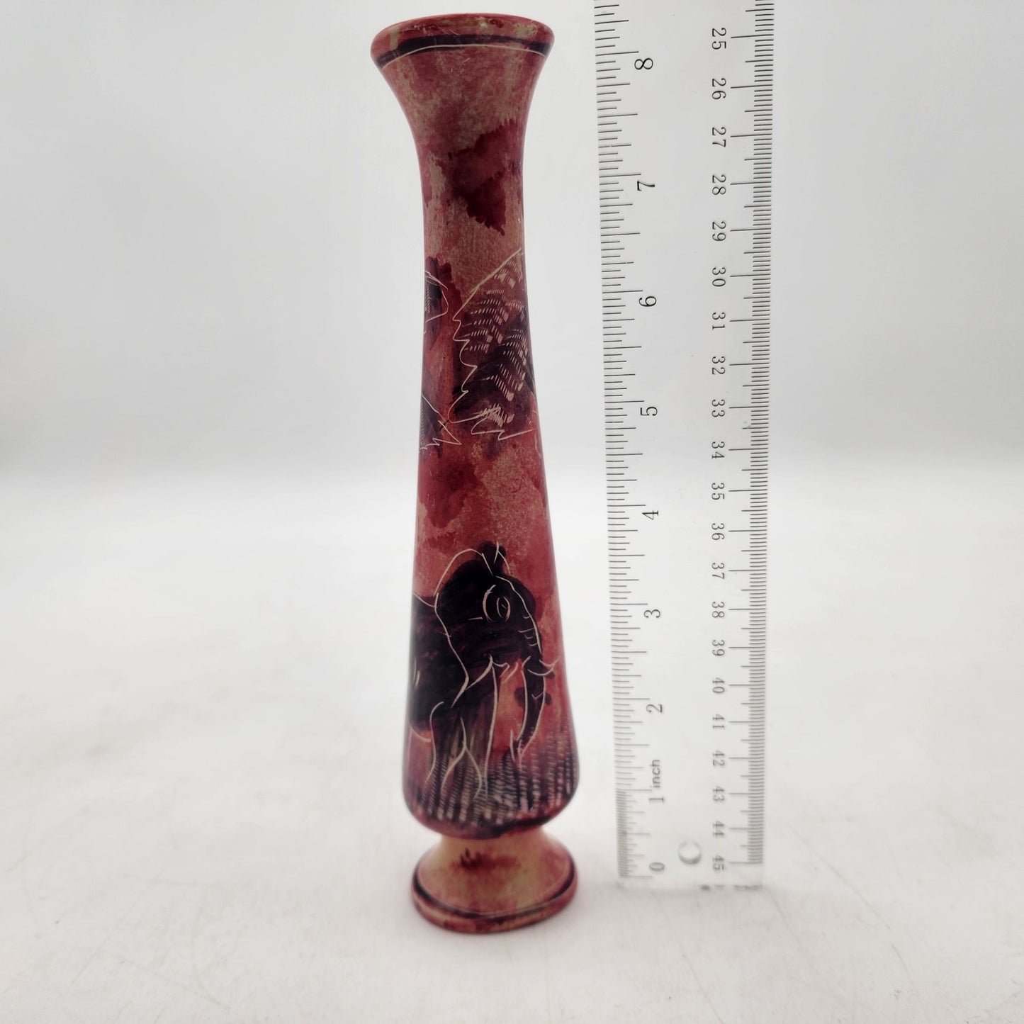Safari Themed Soapstone Bud Vase
