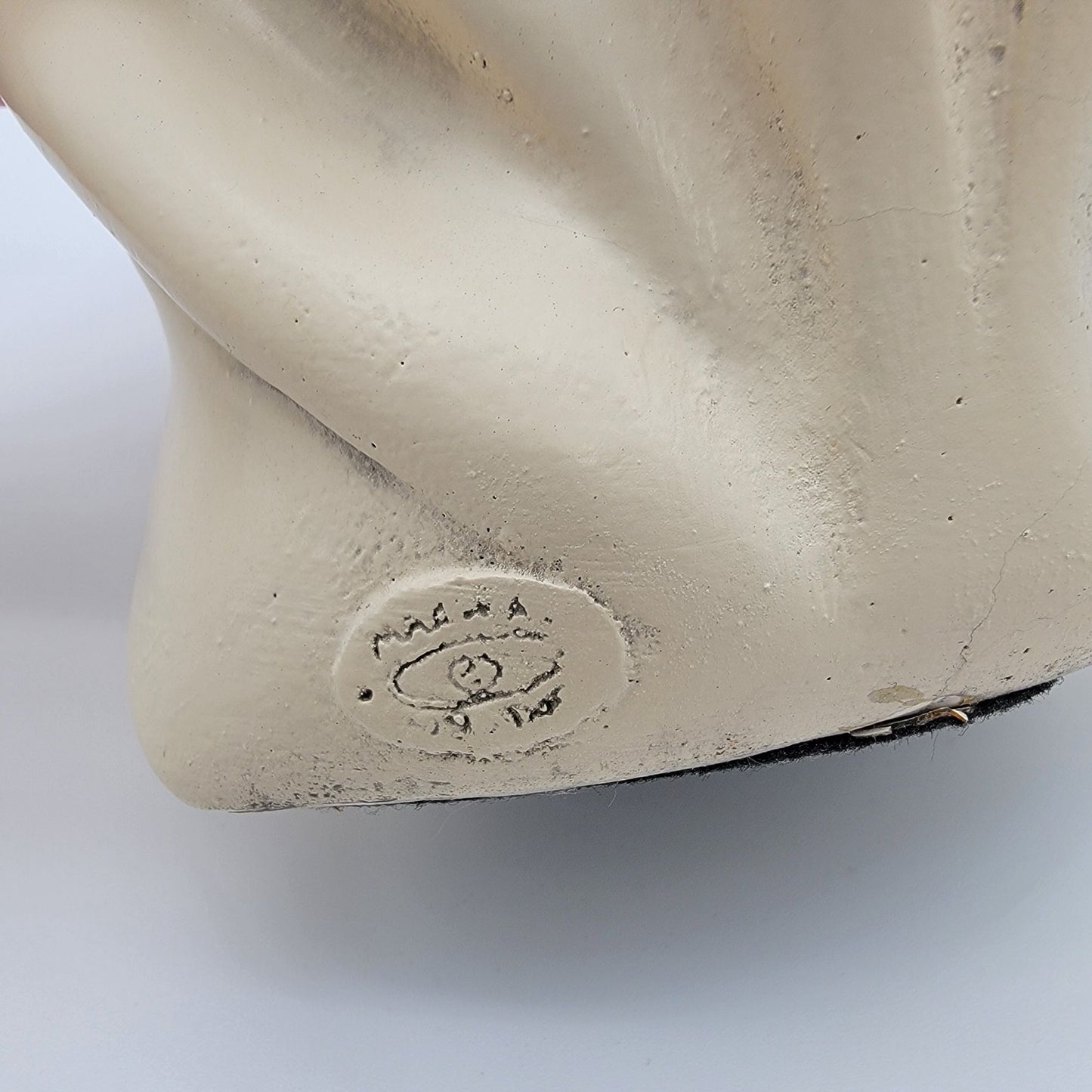 Vintage Marwal Arab Woman Chalkware Bust