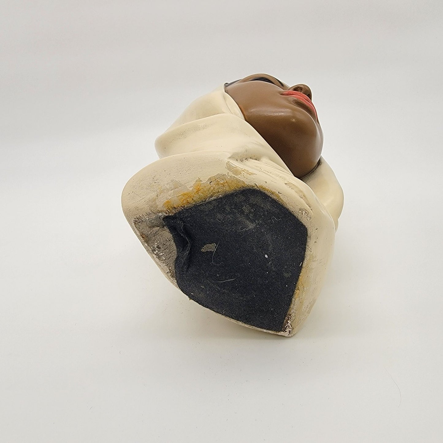 Vintage Marwal Arab Woman Chalkware Bust