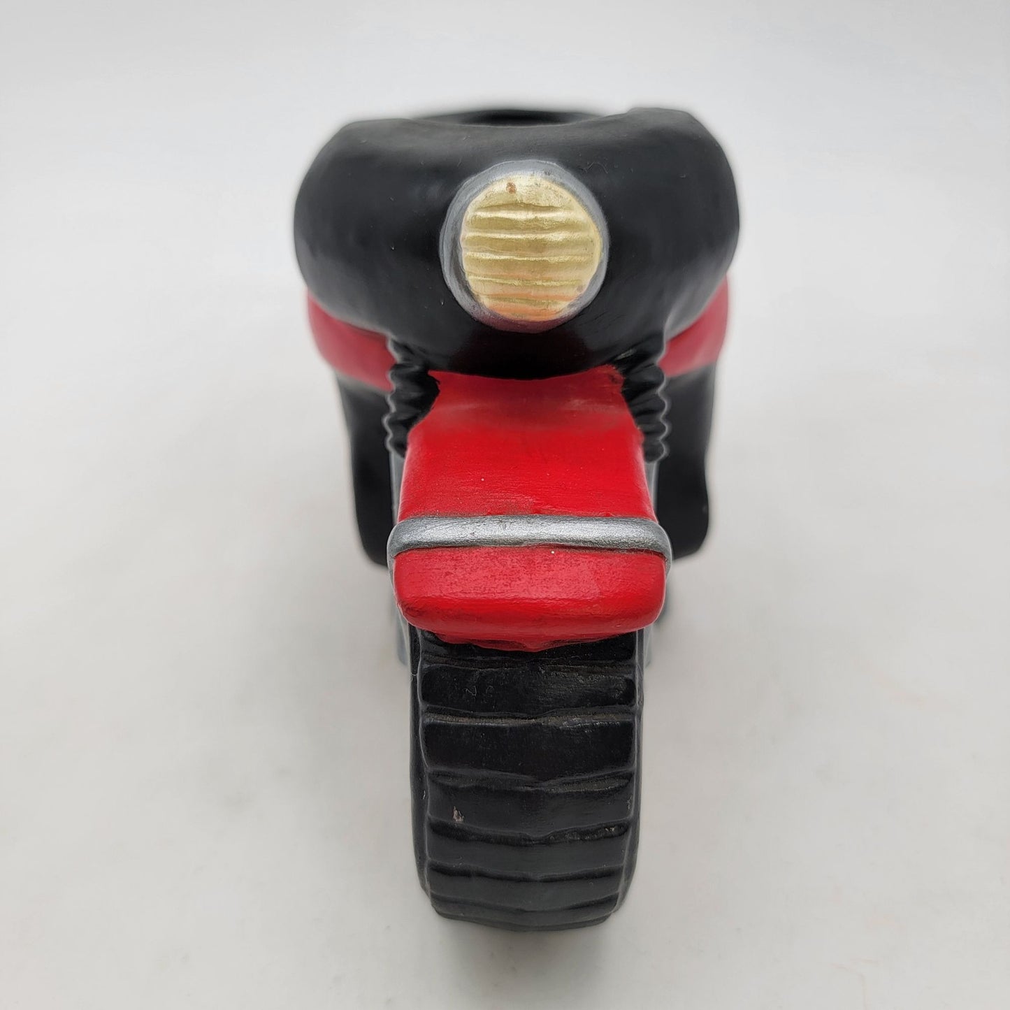 Vintage 1980  Motorcycle Pottery Planter