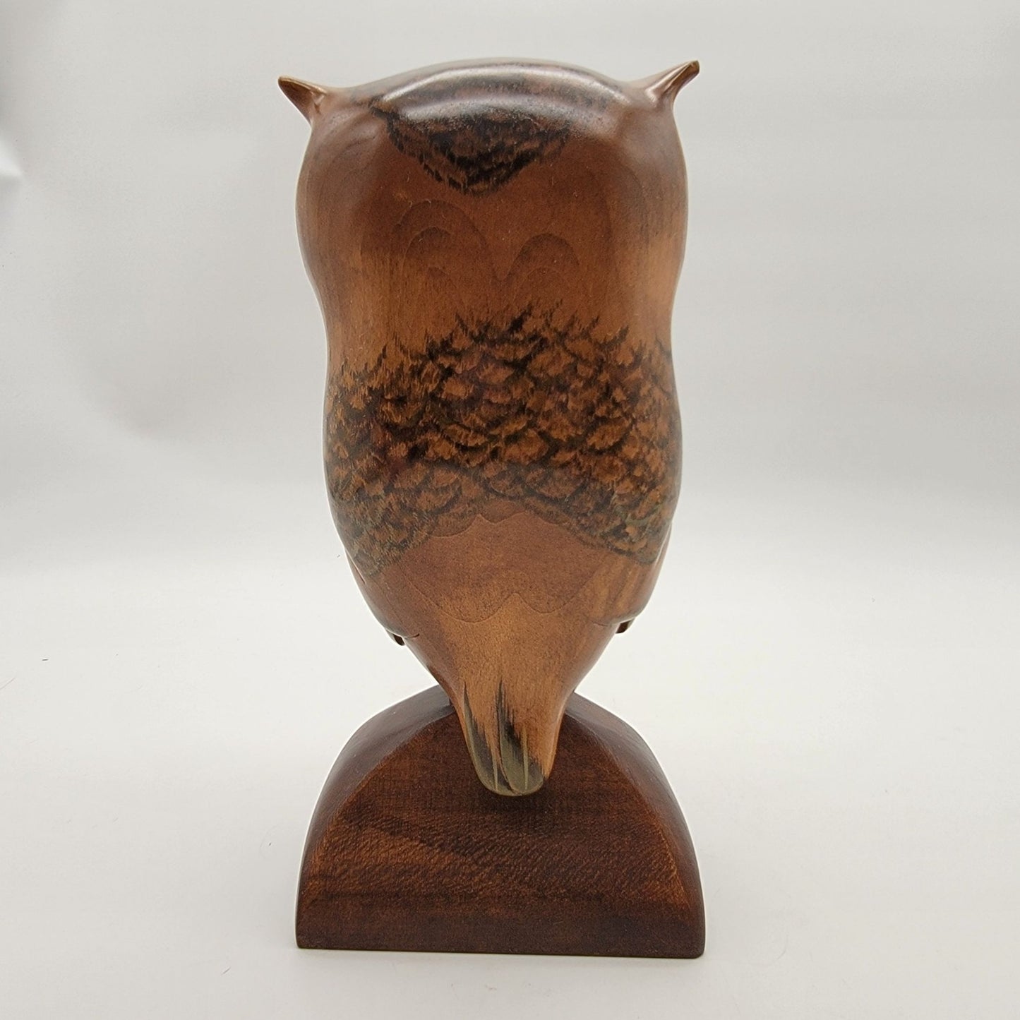 OOAK Hand Carved Wood Owl Sculpture