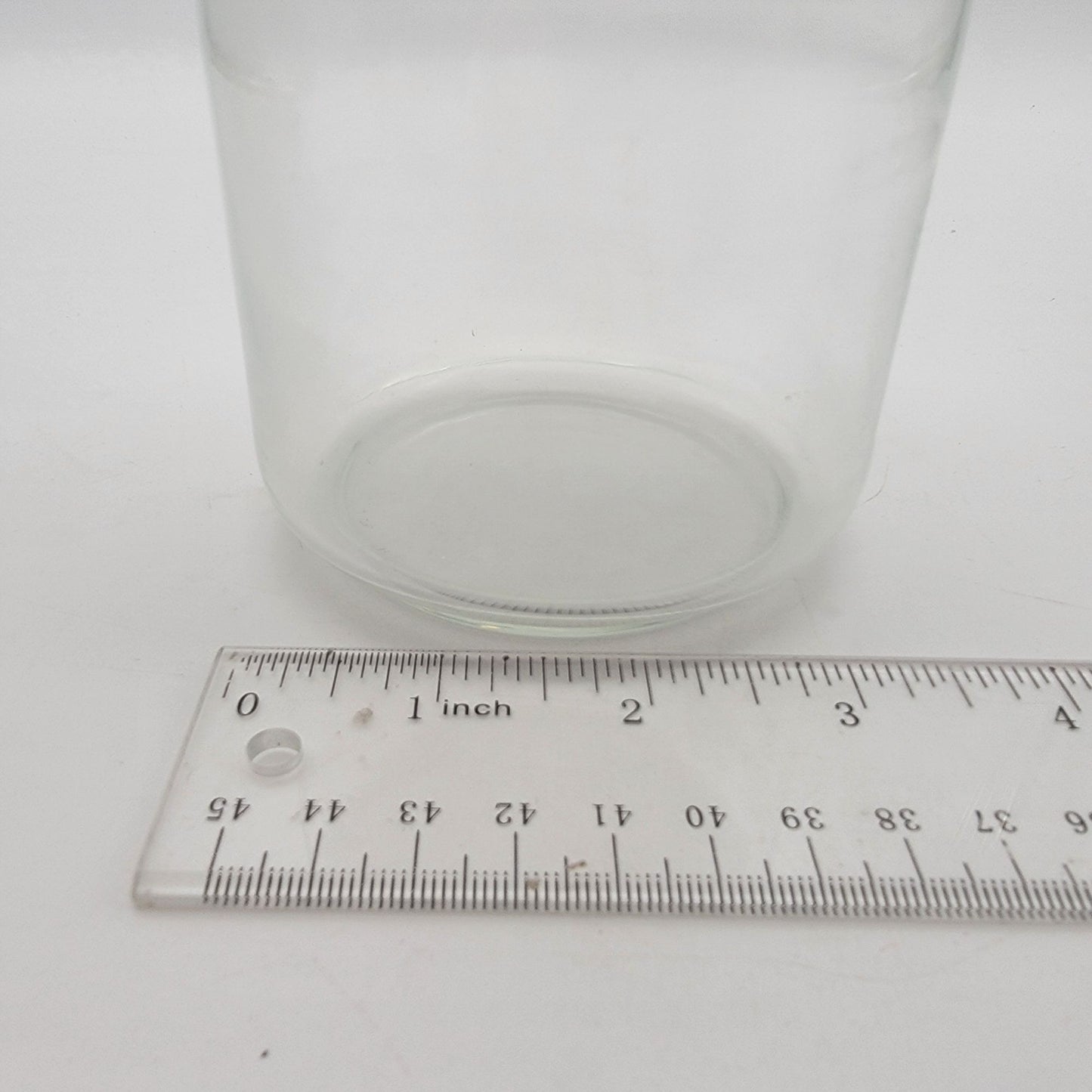 White Squirrel Lid Glass Storage Jar