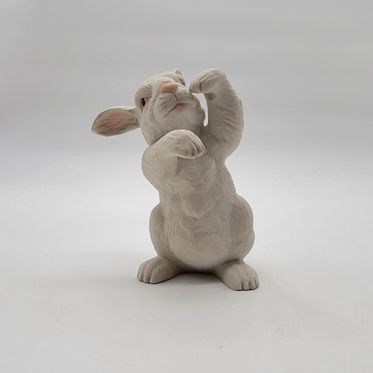 Boehm White Rabbit Figurine Set Of 3 Handcrafted Porcelain Sculptures