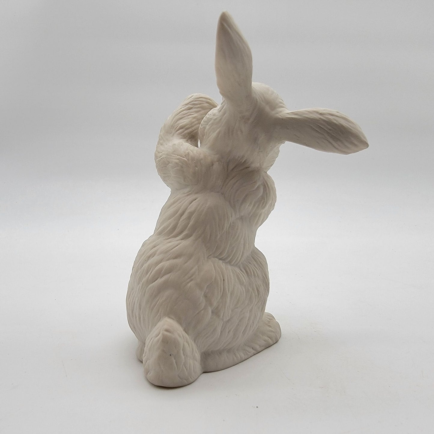 Boehm White Rabbit Figurine Set Of 3 Handcrafted Porcelain Sculptures