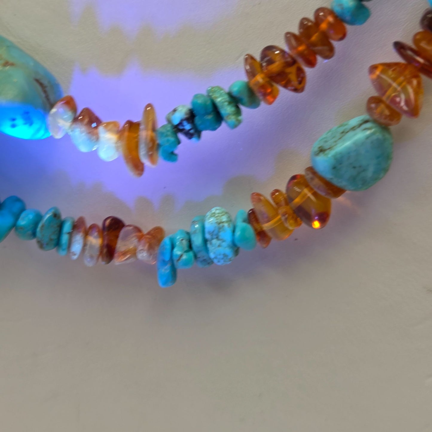 Jay King Natural Amber & Gemstone Chunk & Chip Beaded Necklace