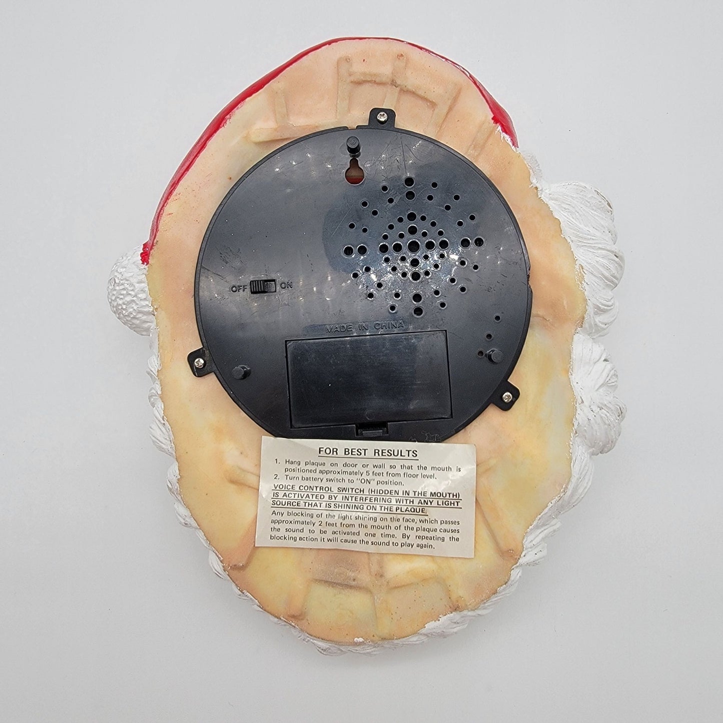 Vintage 1995 Telco Motion-Activated Santa Claus Talking Singing Light-Up