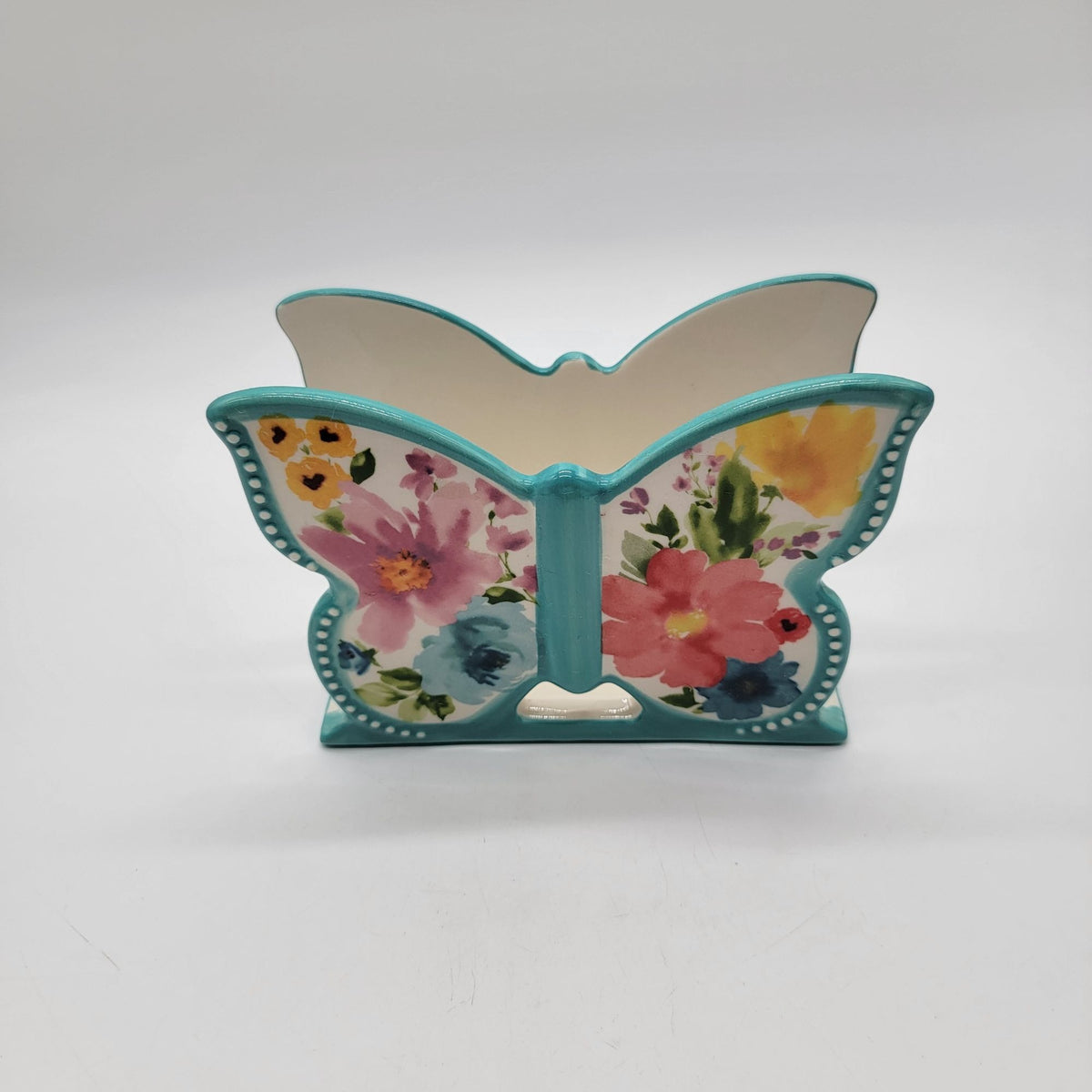 Pioneer Woman Breezy Blossoms Butterfly Napkin Holder Floral