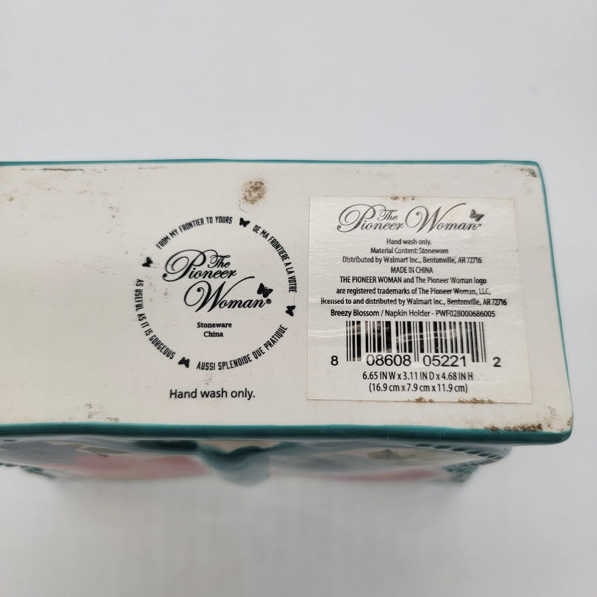 Pioneer Woman Breezy Blossoms Butterfly Napkin Holder Floral