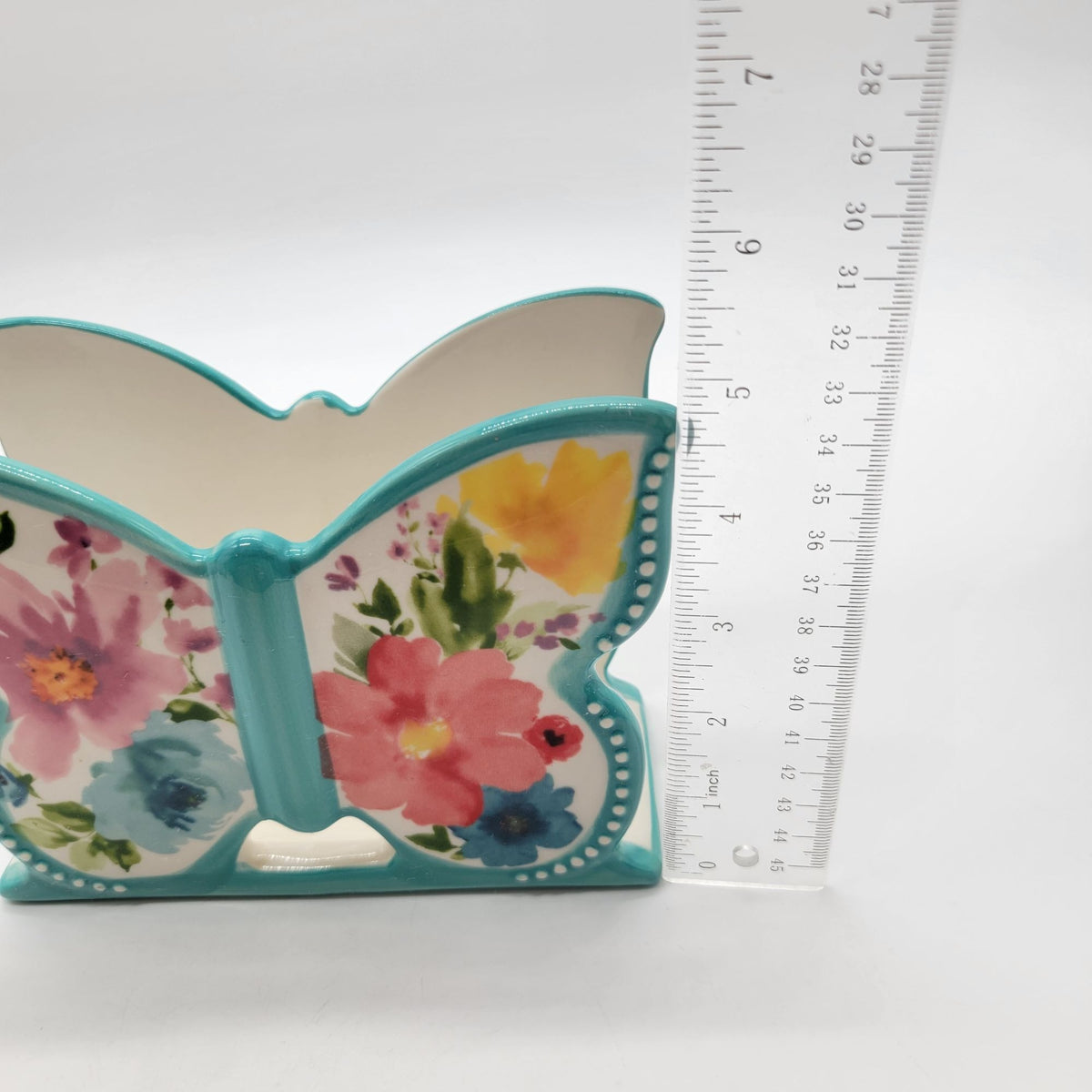 Pioneer Woman Breezy Blossoms Butterfly Napkin Holder Floral