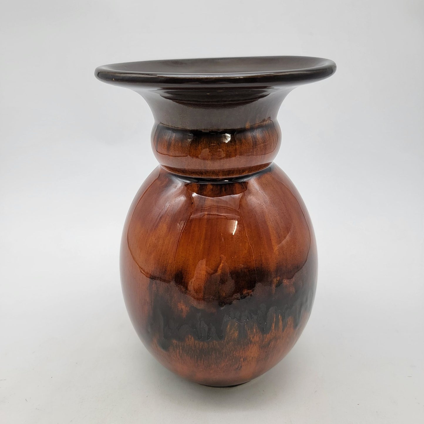 Mid Century MCM German Drip Glaze Art Pottery Vase