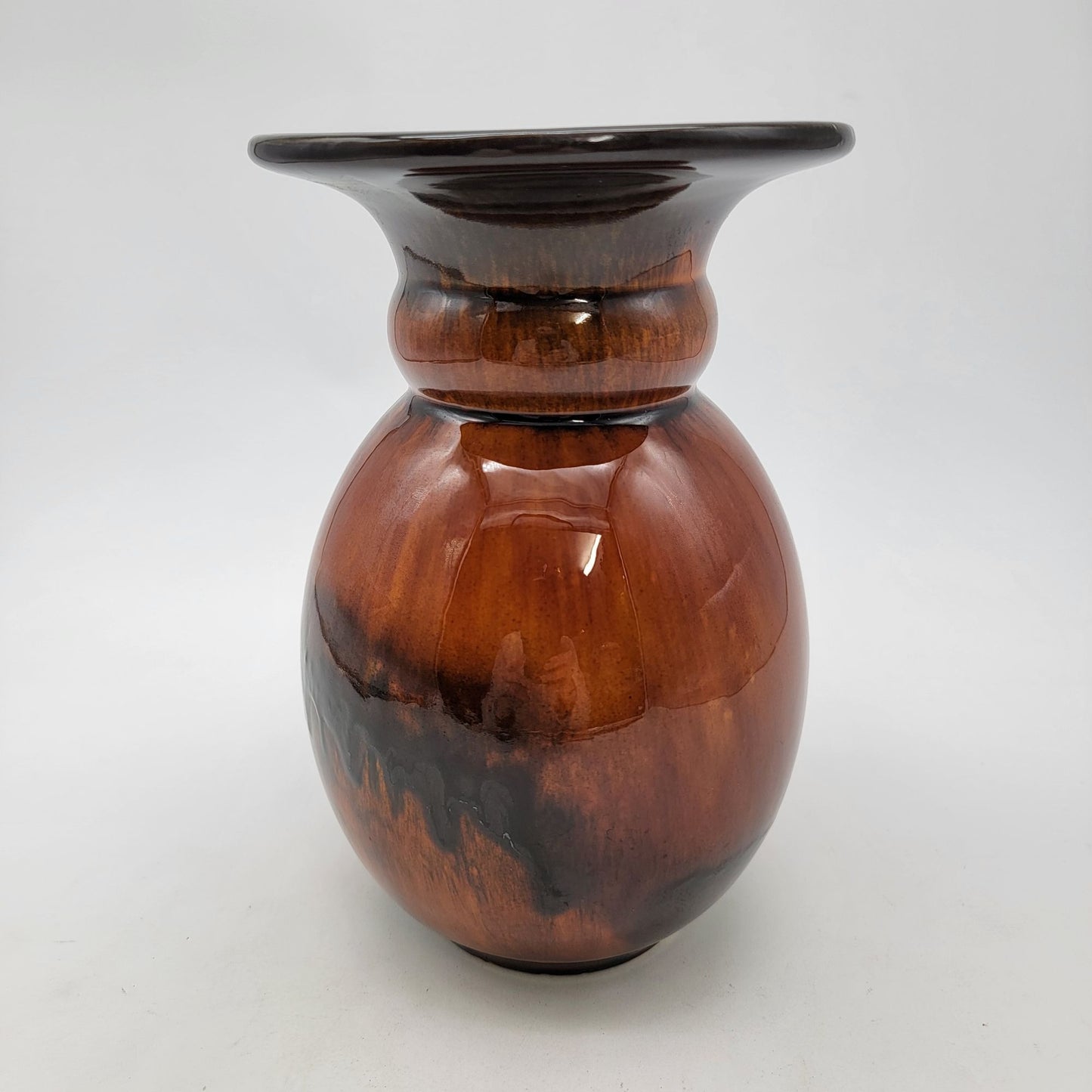 Mid Century MCM German Drip Glaze Art Pottery Vase