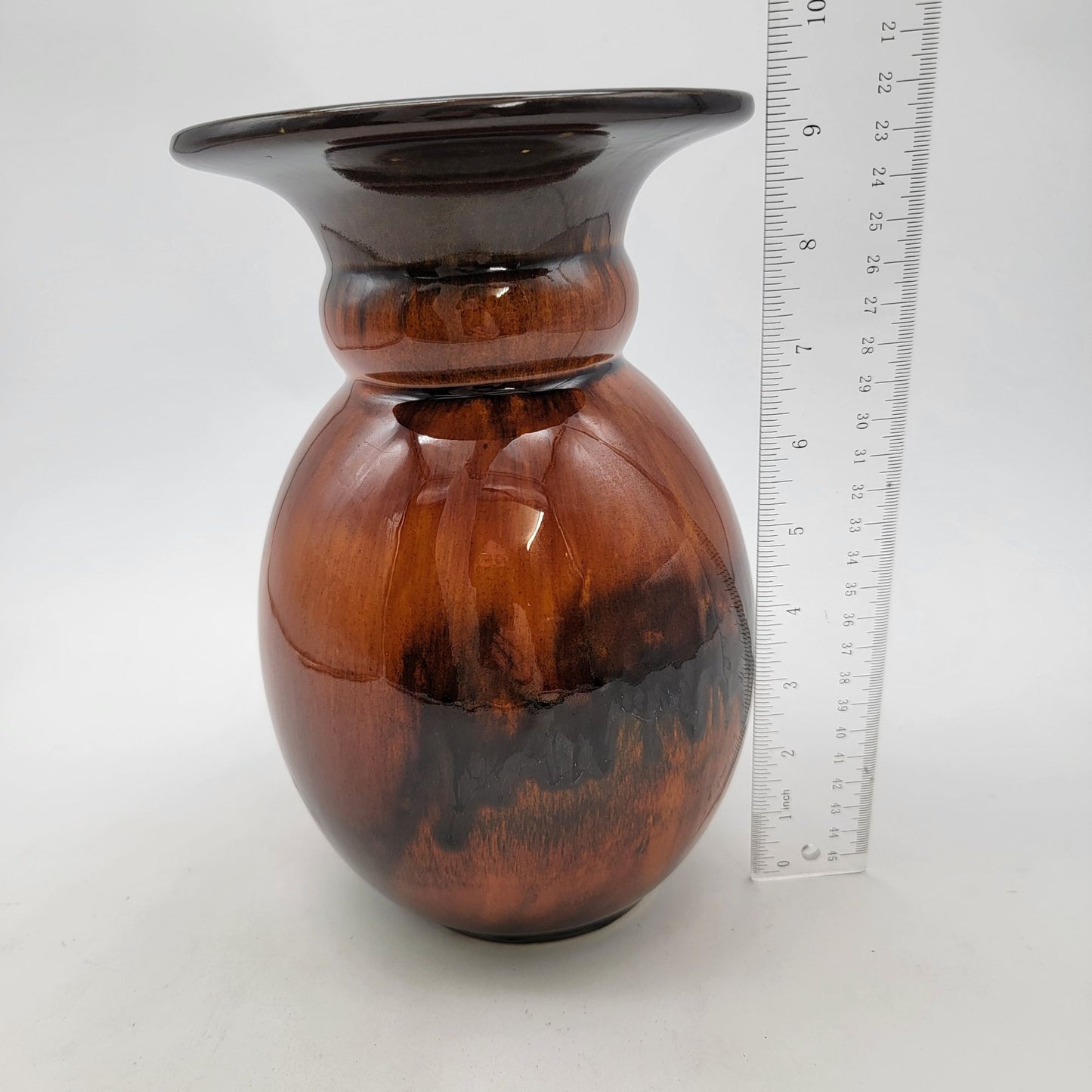 Mid Century MCM German Drip Glaze Art Pottery Vase