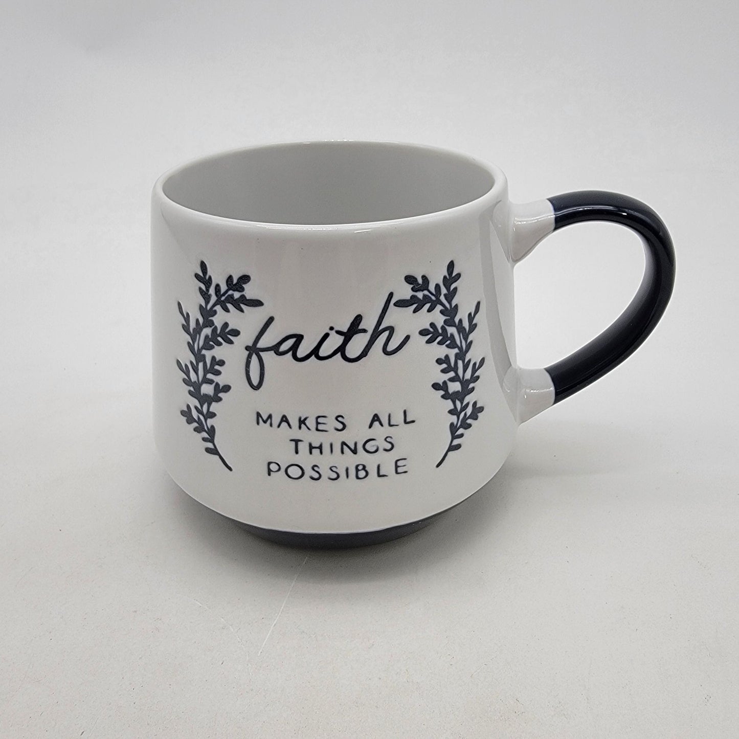 Faith Makes All Things Possible Stoneware Mug