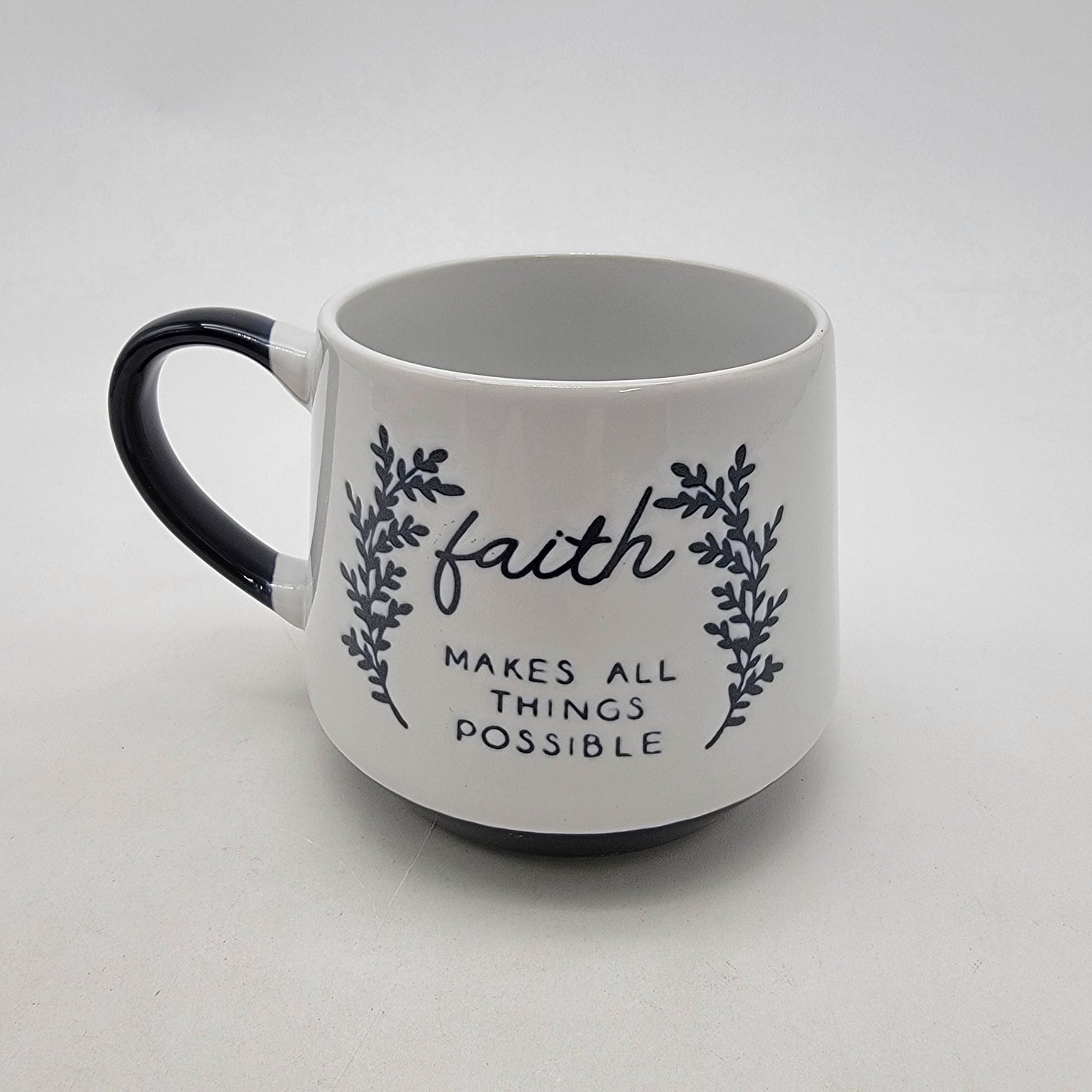 Faith Makes All Things Possible Stoneware Mug