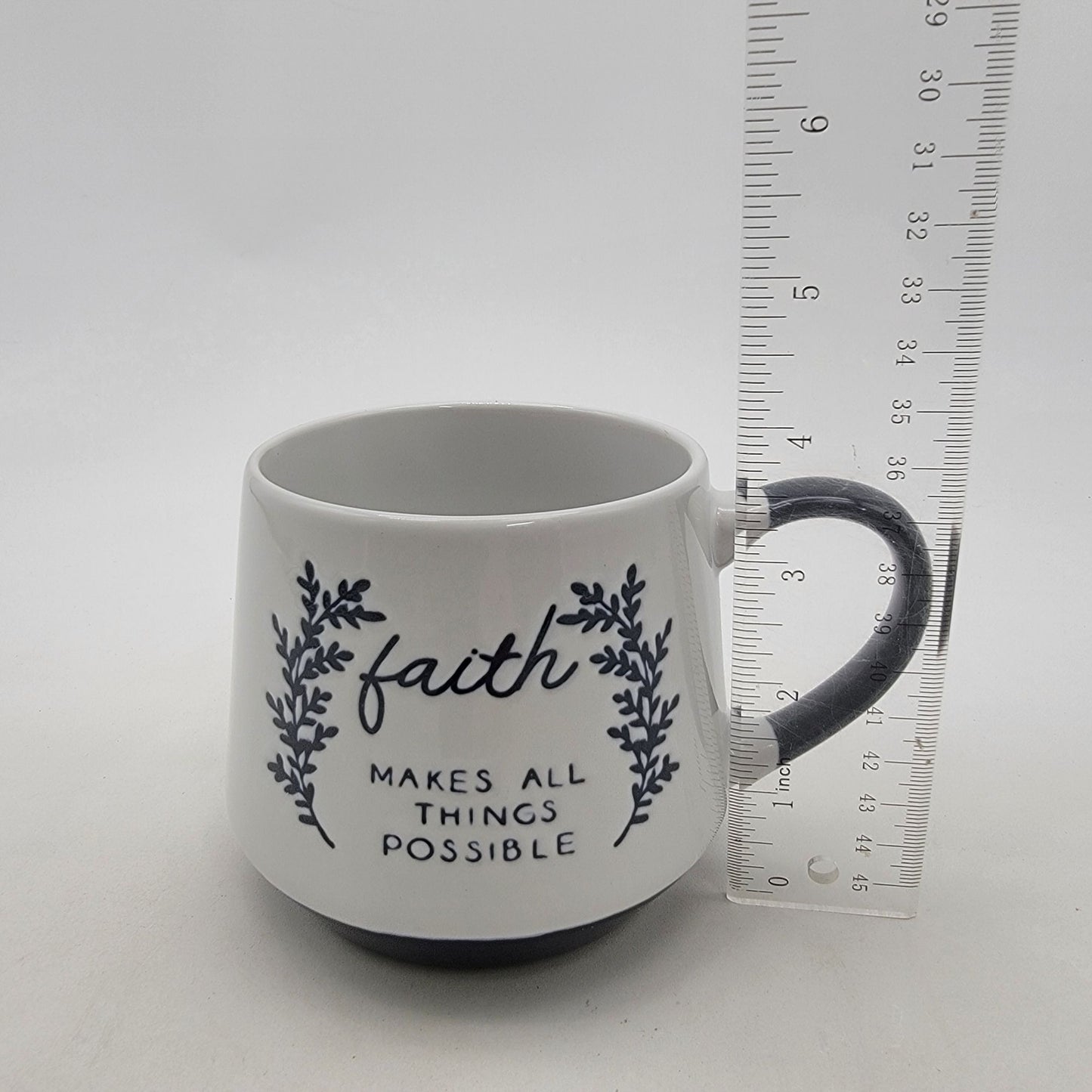 Faith Makes All Things Possible Stoneware Mug