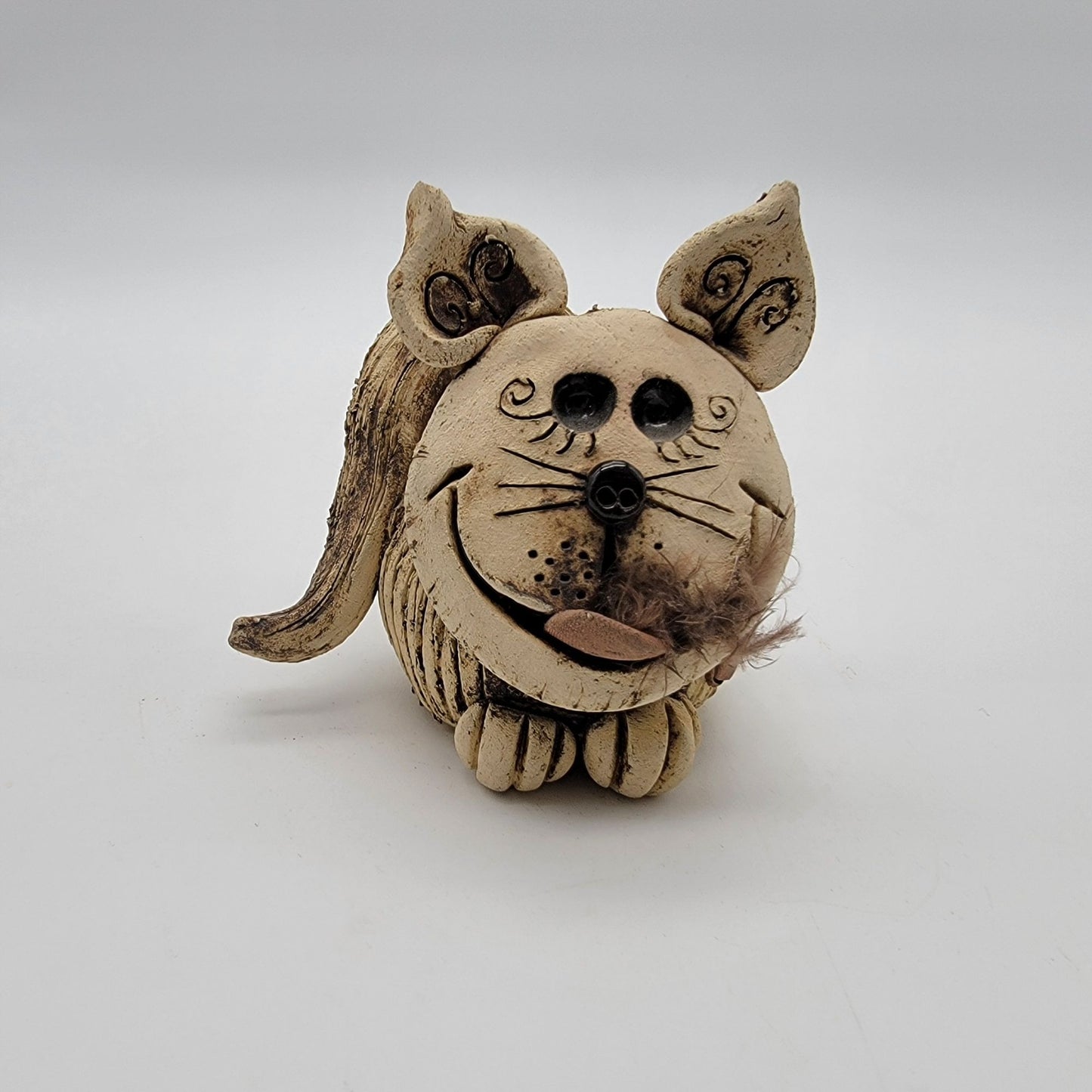 Whimsical Pence Pets Pottery Cat Planter