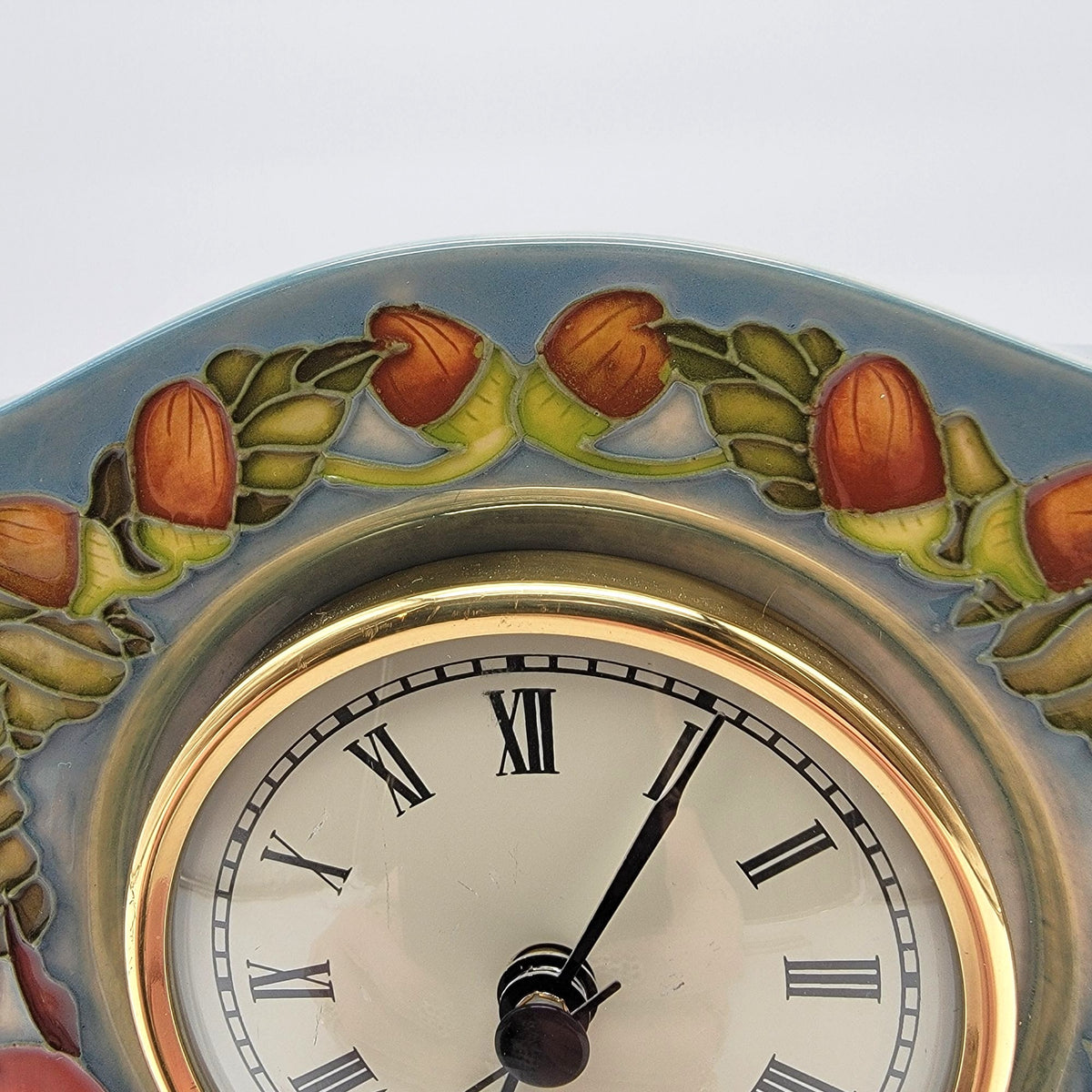 Moorcroft Red Squirrels Limited Edition Mantel Clock By Vicky Lovatt