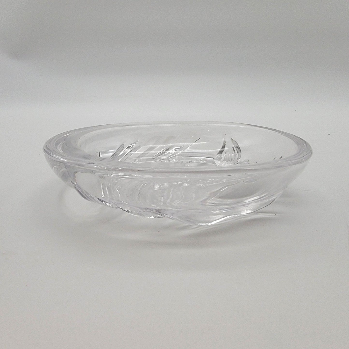 Mikasa Parisian Iris Lead Crystal Candy Trinket Dish