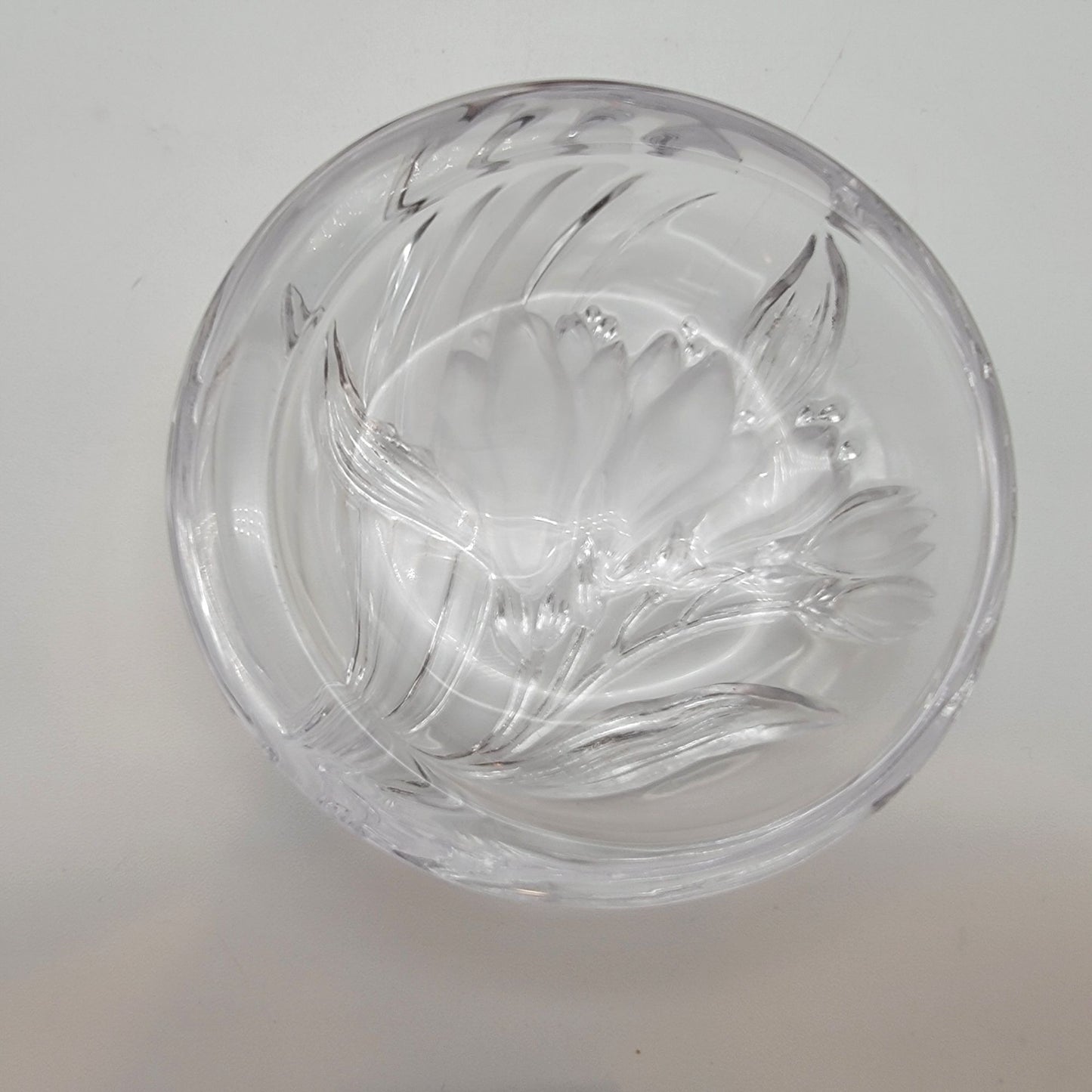 Mikasa Parisian Iris Lead Crystal Candy Trinket Dish