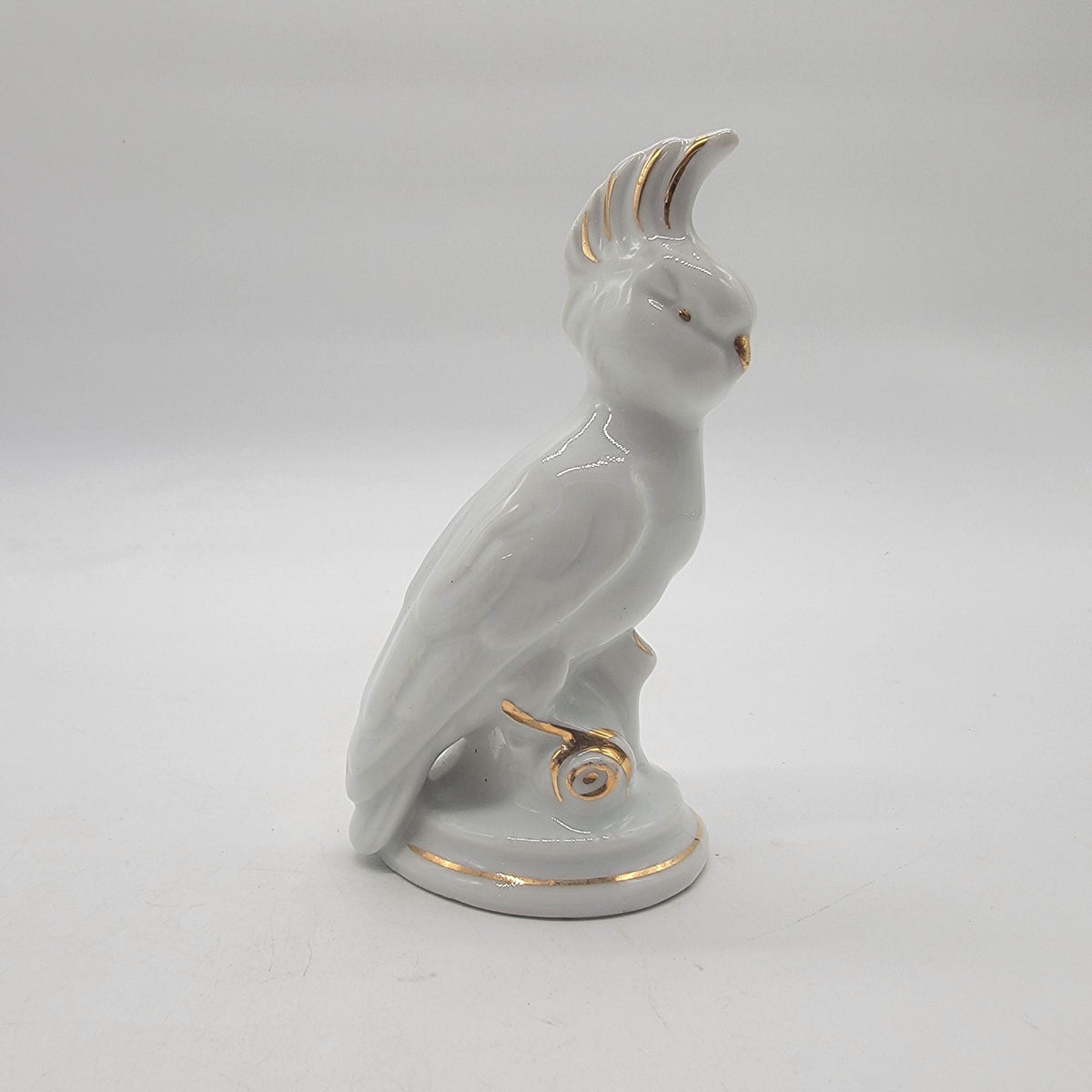 1950s Gold Castle Porcelain Cockatoo Figurine