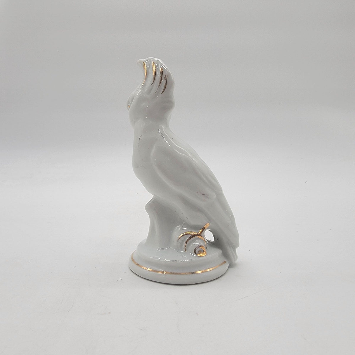 1950s Gold Castle Porcelain Cockatoo Figurine