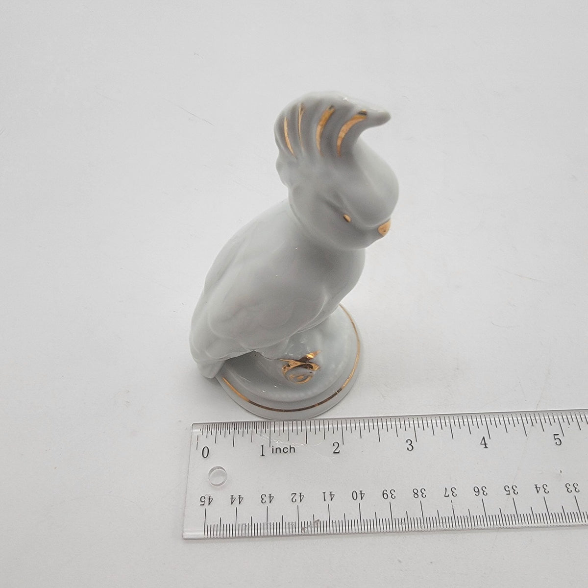 1950s Gold Castle Porcelain Cockatoo Figurine