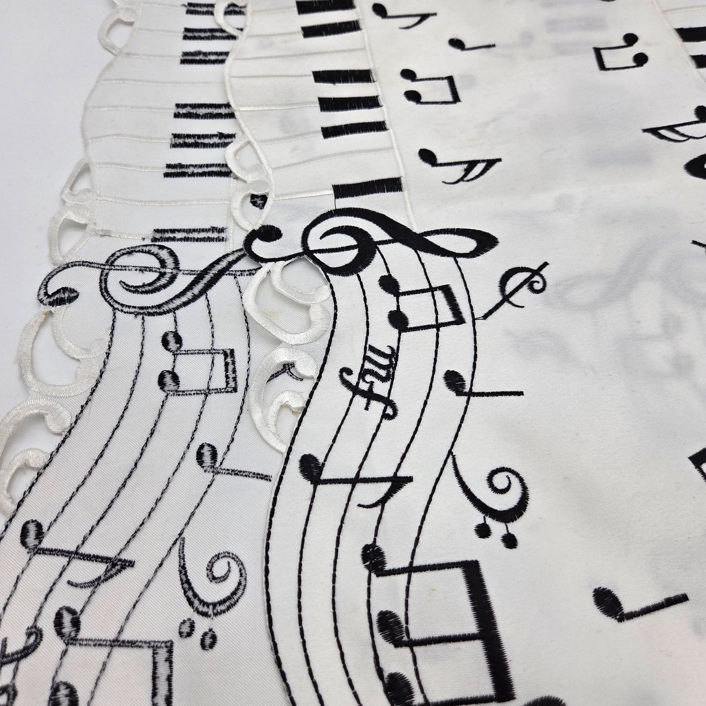 Piano Music Themed Table Runner