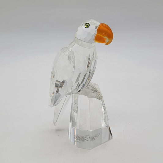 Shannon Crystal By Godinger Faceted Parrot Sculpture