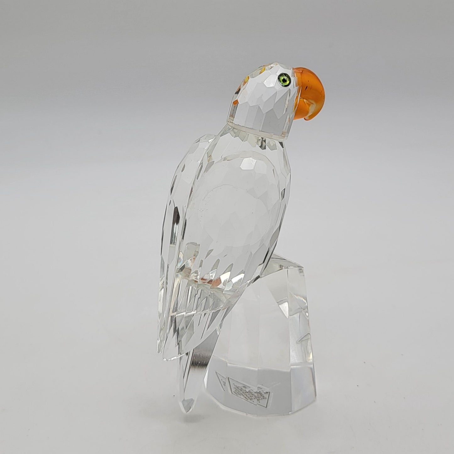 Shannon Crystal By Godinger Faceted Parrot Sculpture