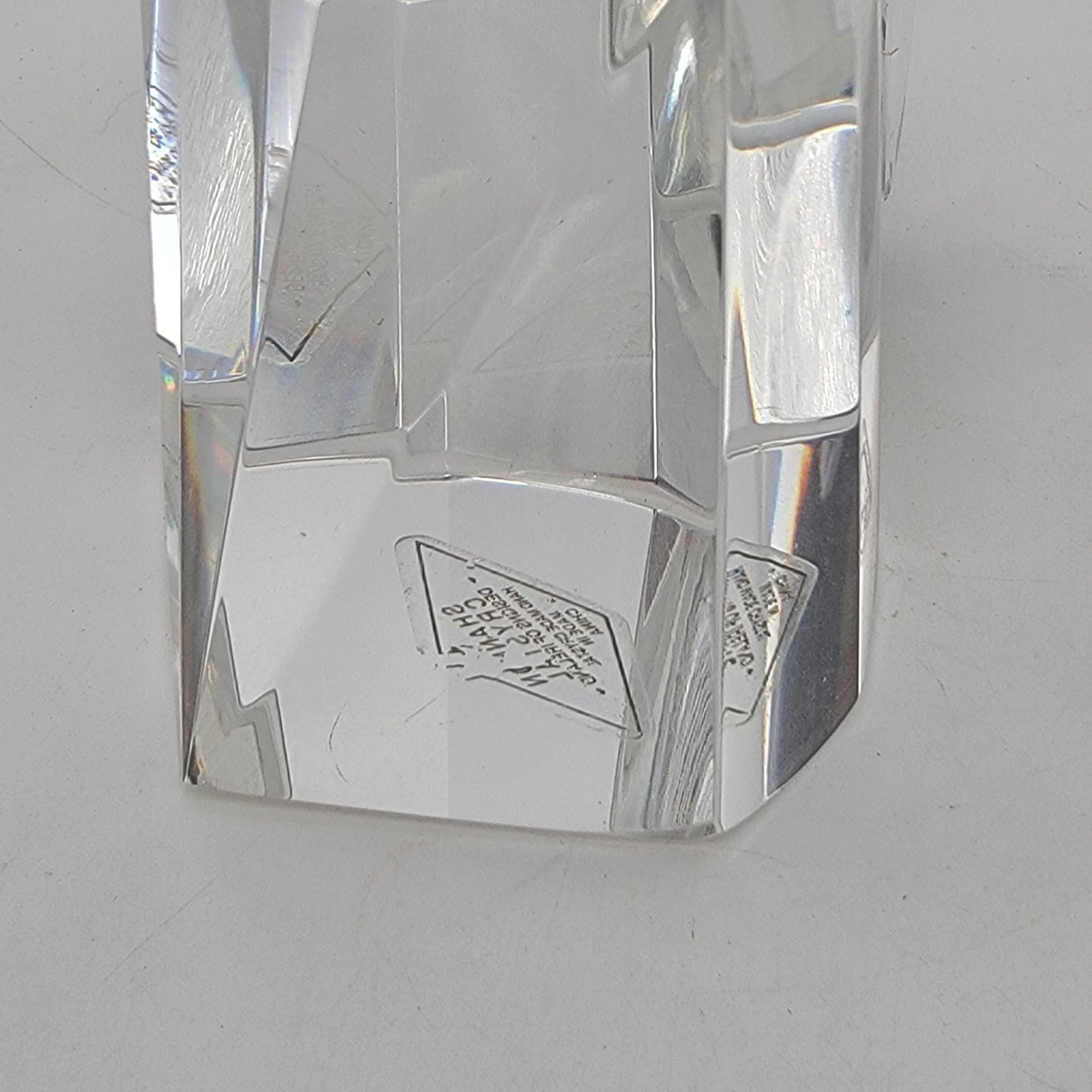 Shannon Crystal By Godinger Faceted Parrot Sculpture