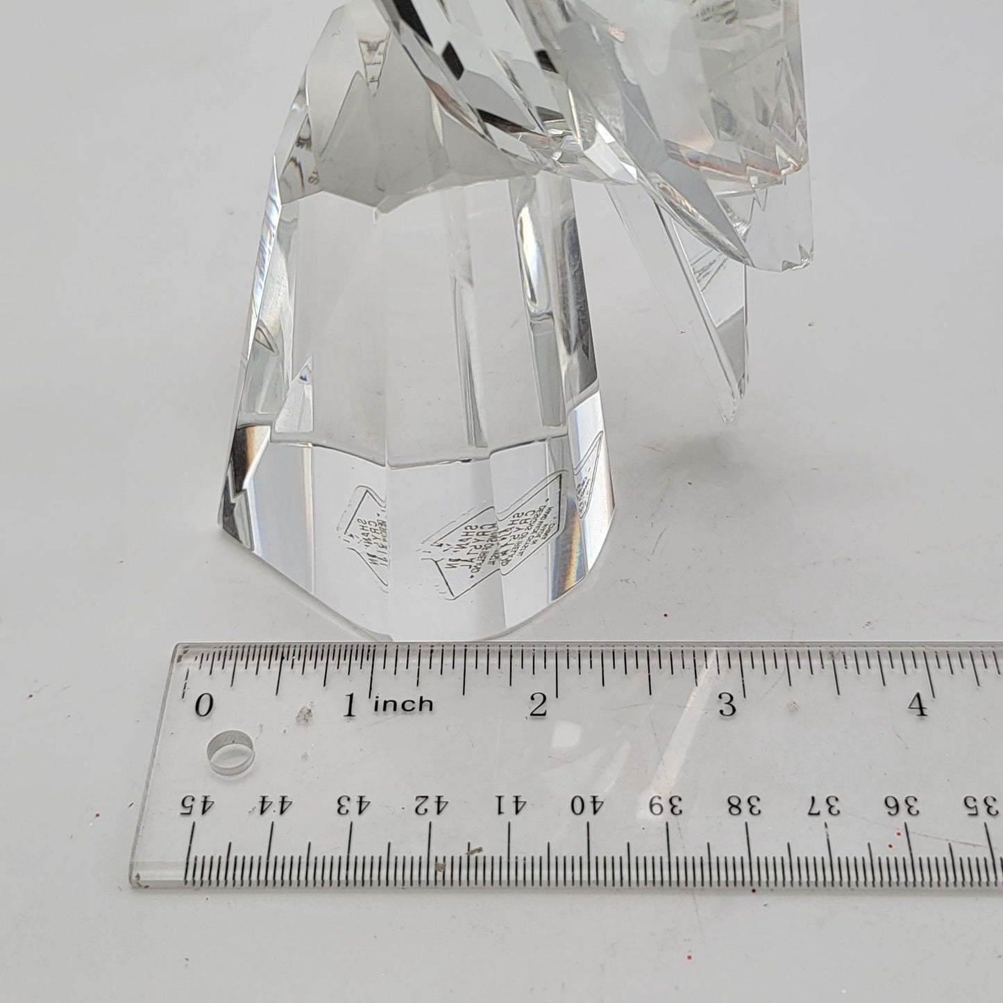 Shannon Crystal By Godinger Faceted Parrot Sculpture