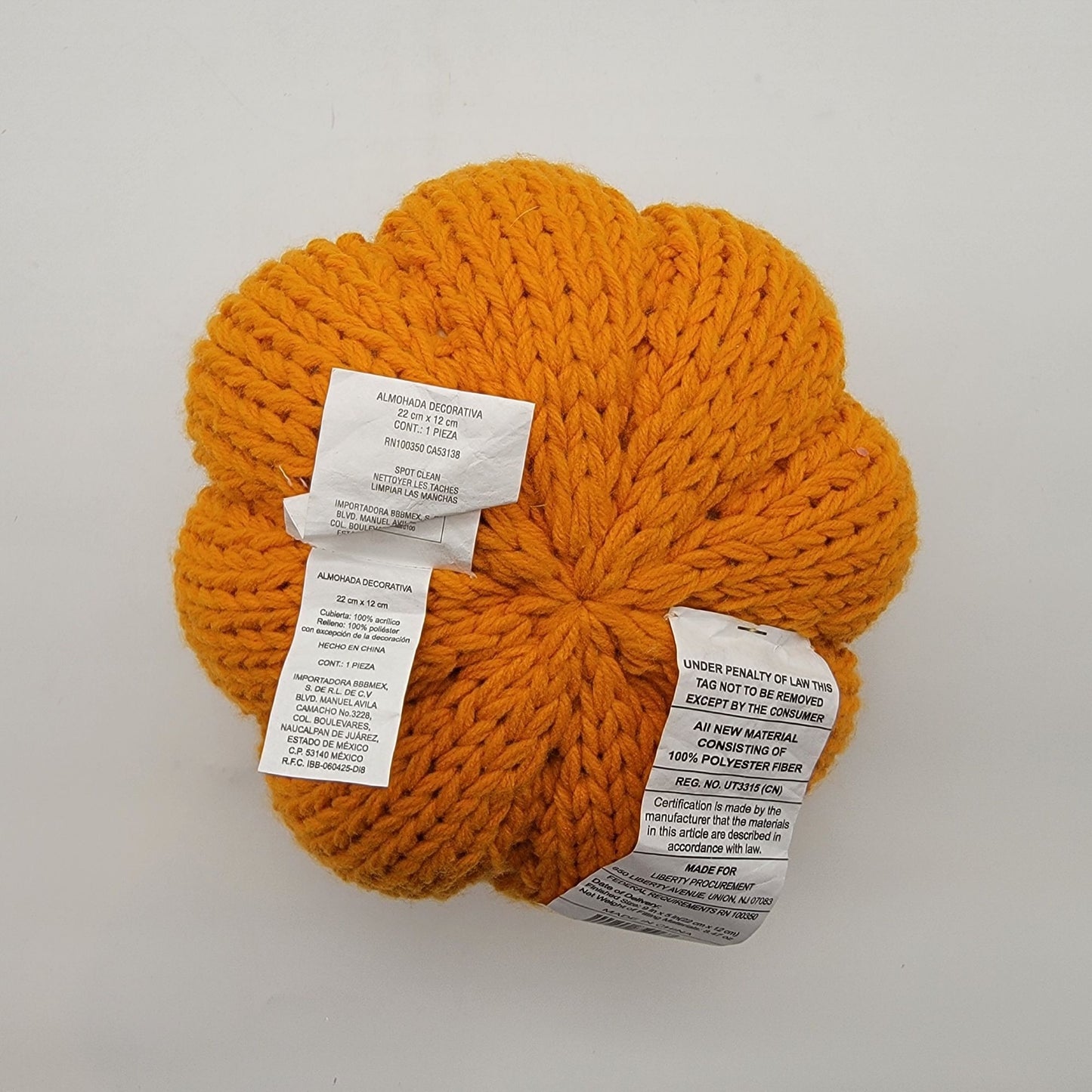 Chunky Knit Pumpkin H For Happy Bed Bath and Beyond