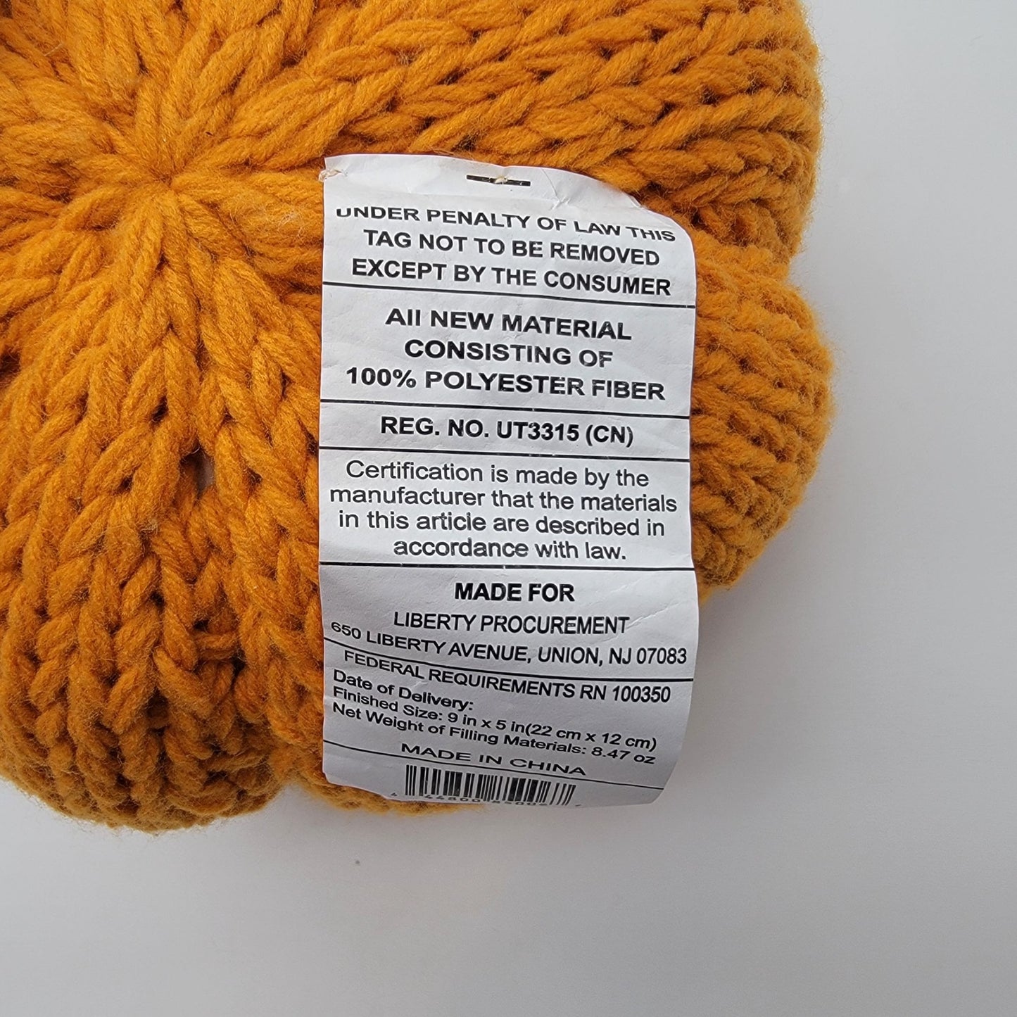 Chunky Knit Pumpkin H For Happy Bed Bath and Beyond