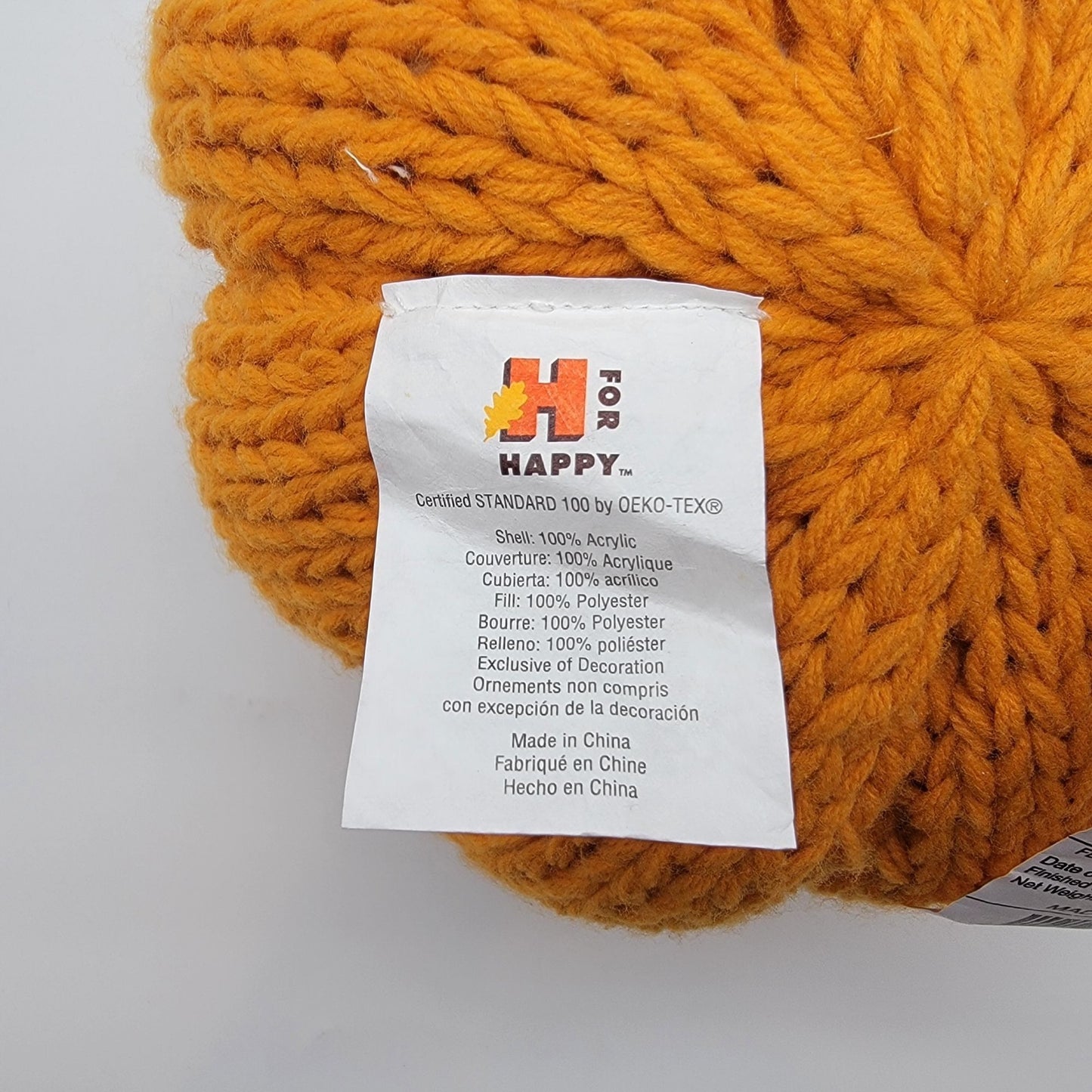 Chunky Knit Pumpkin H For Happy Bed Bath and Beyond