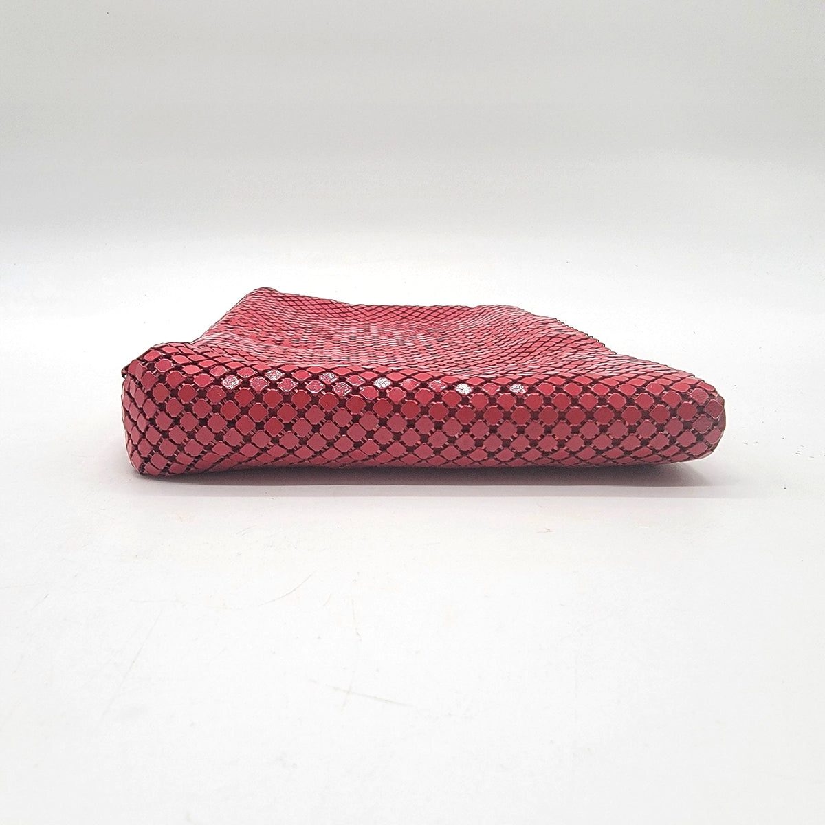 1980s Red Mesh Whiting & Davis Clutch Purse