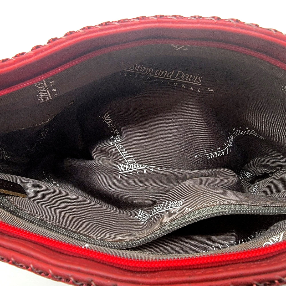 1980s Red Mesh Whiting & Davis Clutch Purse