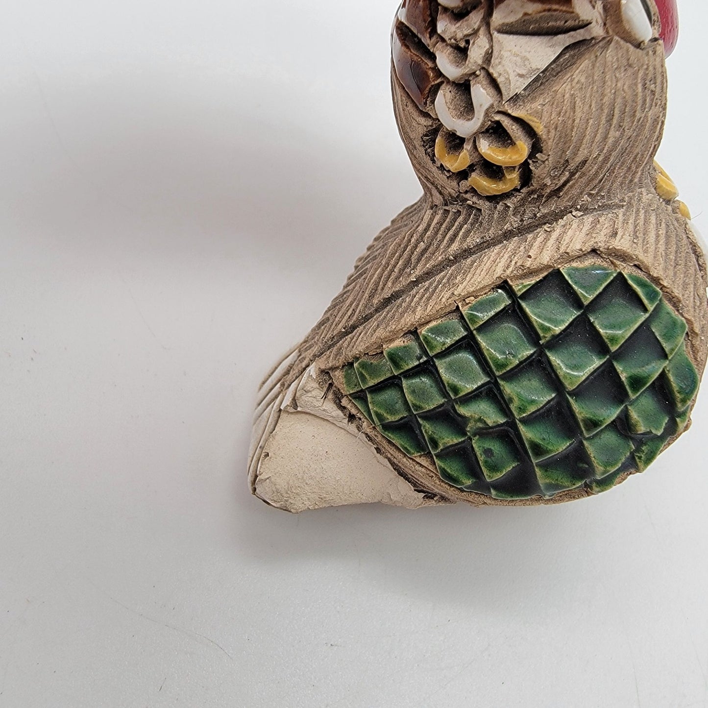 Retired Vintage Artesania Rinconada Papagayo Parrot Figurine